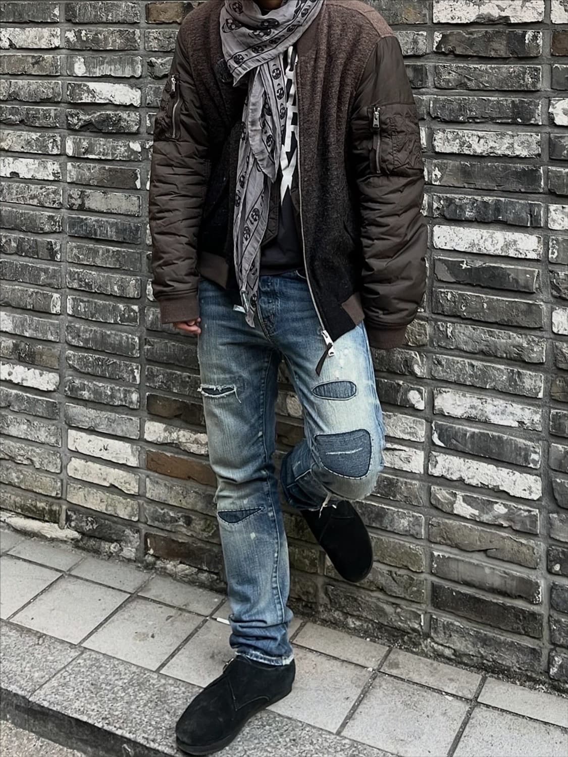 올세인츠 그라데이션 ma-1 봄버자켓 상품이미지1