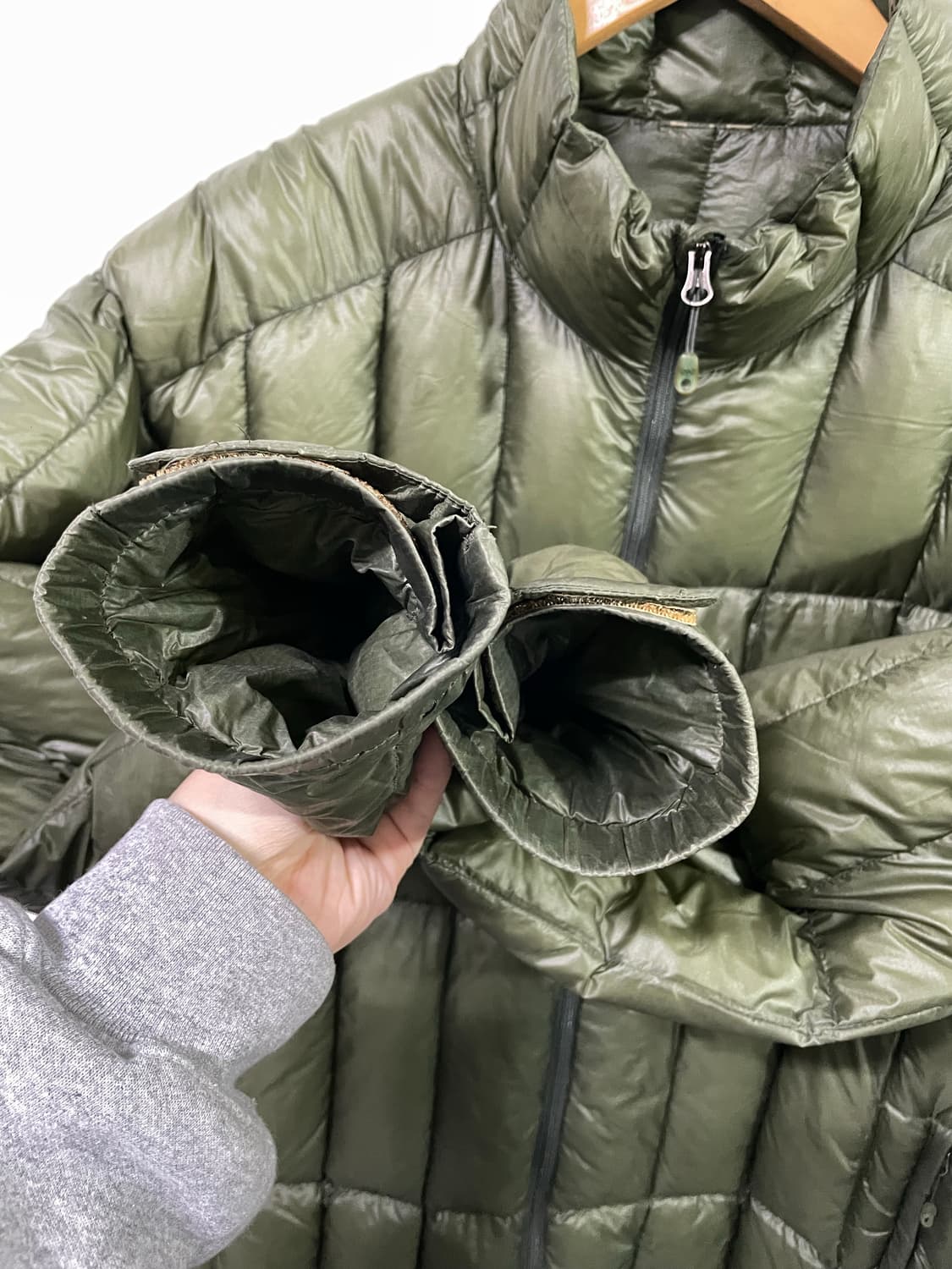 몽벨 플라즈마 1000 경량 구스다운 자켓 초희귀 110사이즈 상품이미지6