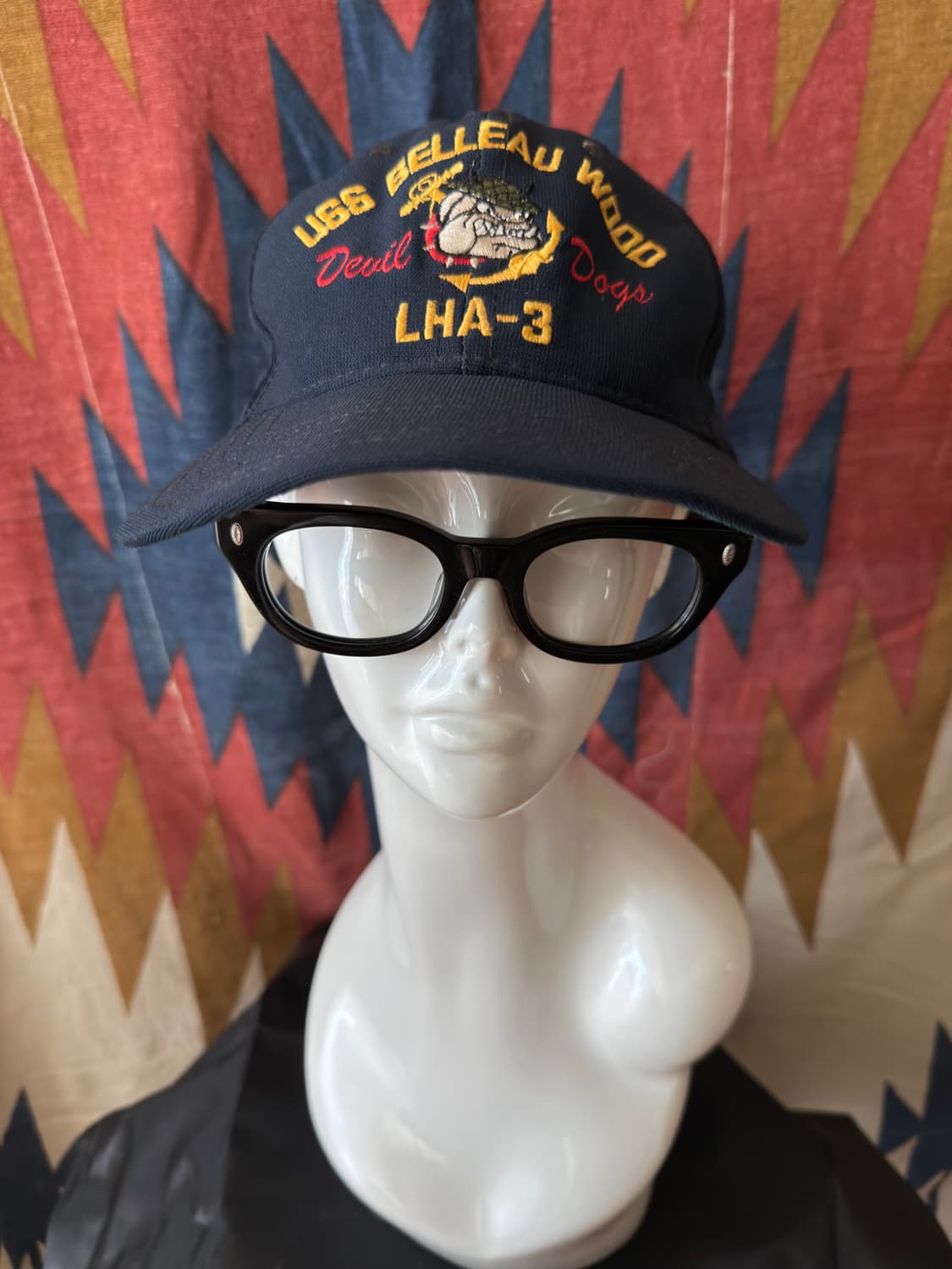 오리지널 밀리터리 USS BELLEAU WOOD LHA-3 Cap 상품이미지1