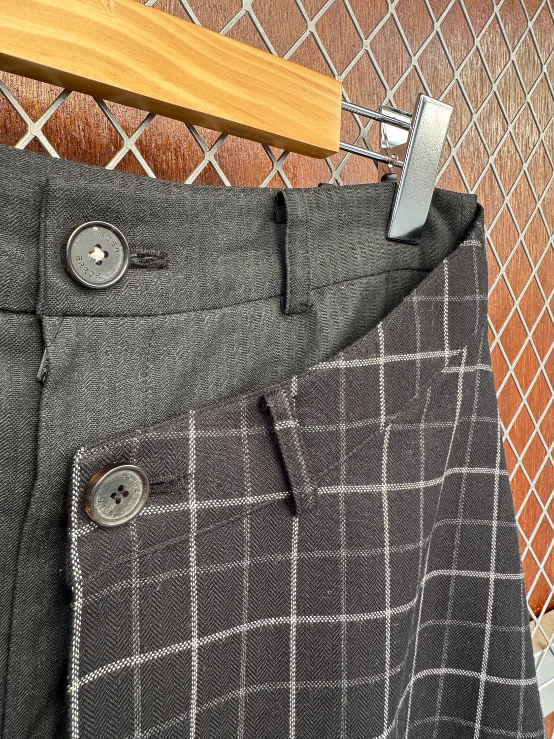 ADER 아더에러 빈티지 레이어드 체크 플레어 스커트 M 상품이미지2