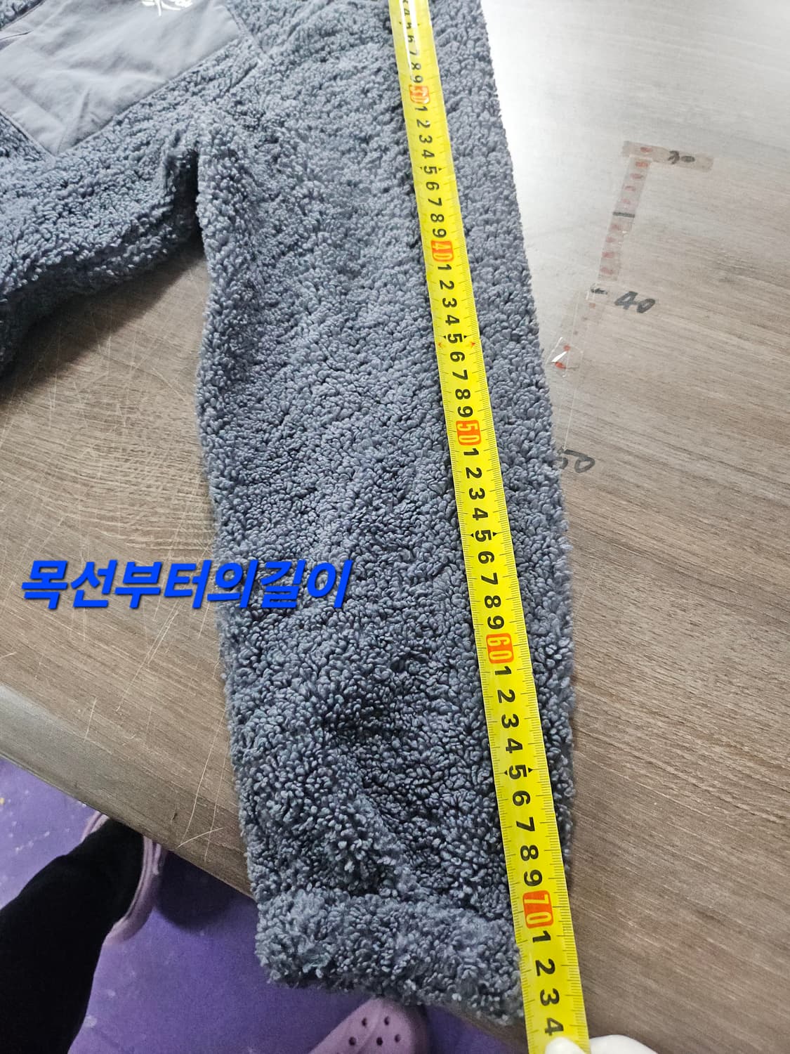 리복 그레이 후리스 플리스 집업 S  남여가능 상품이미지6