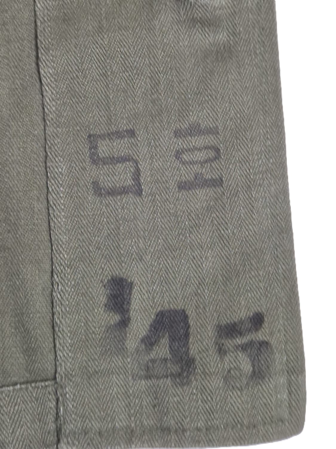 육군 구형 60~70년대 민무늬 전투복 상의 자켓 (S) 상품이미지8