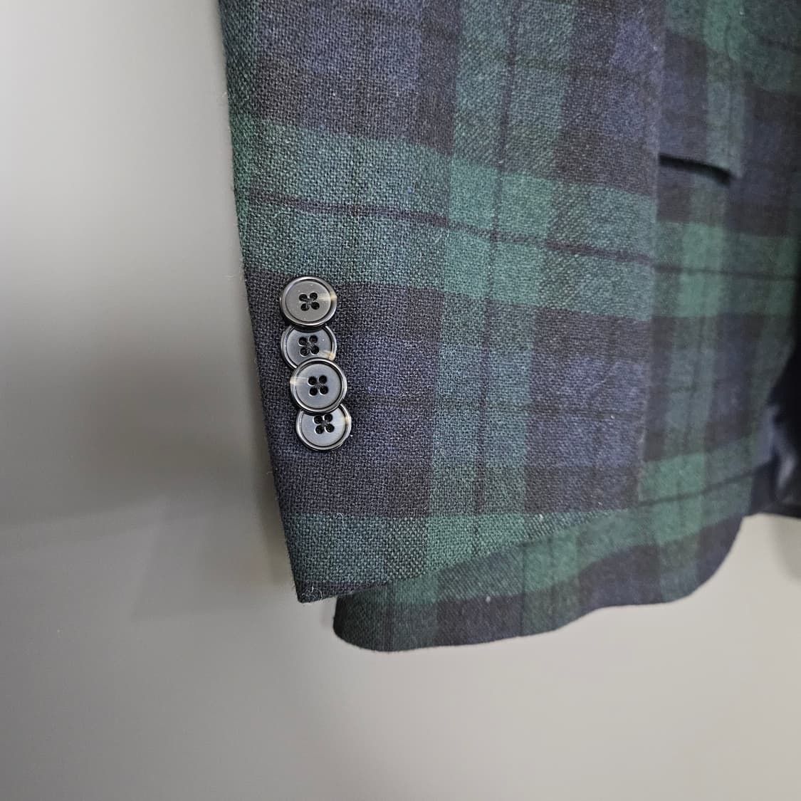 [46] 맨온더분 블랙와치 타탄체크 울트위드 자켓 / 아브라함문 블랙워치 상품이미지4