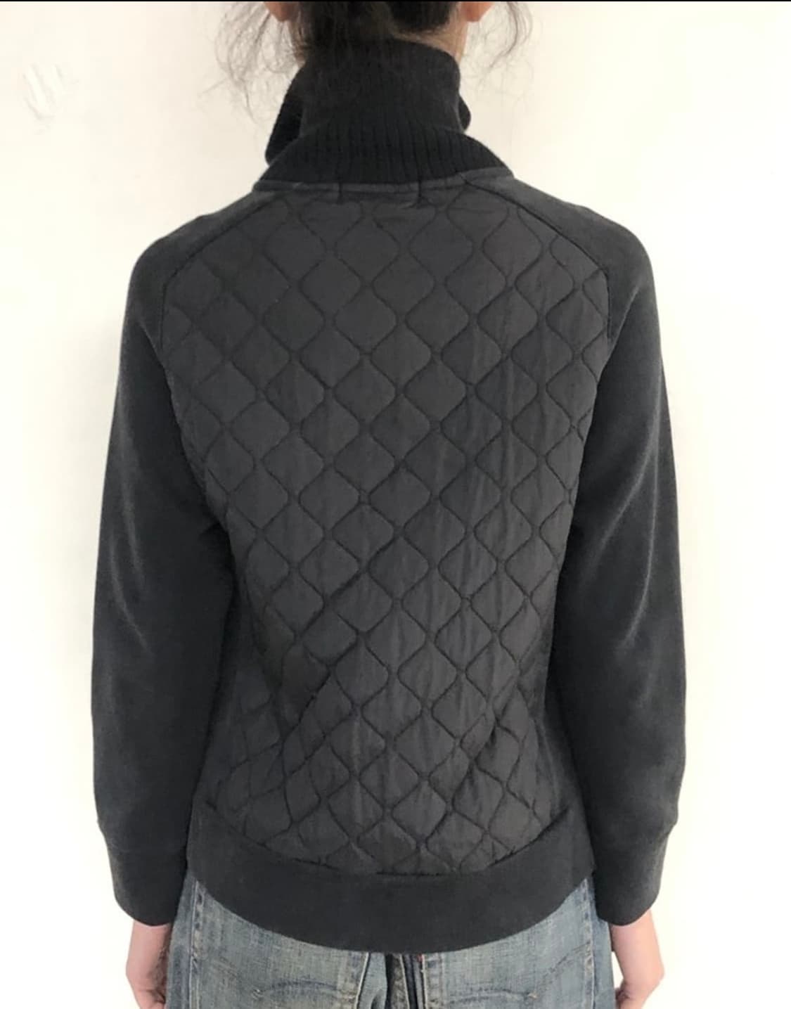 Prade black quilted zip up 상품이미지2