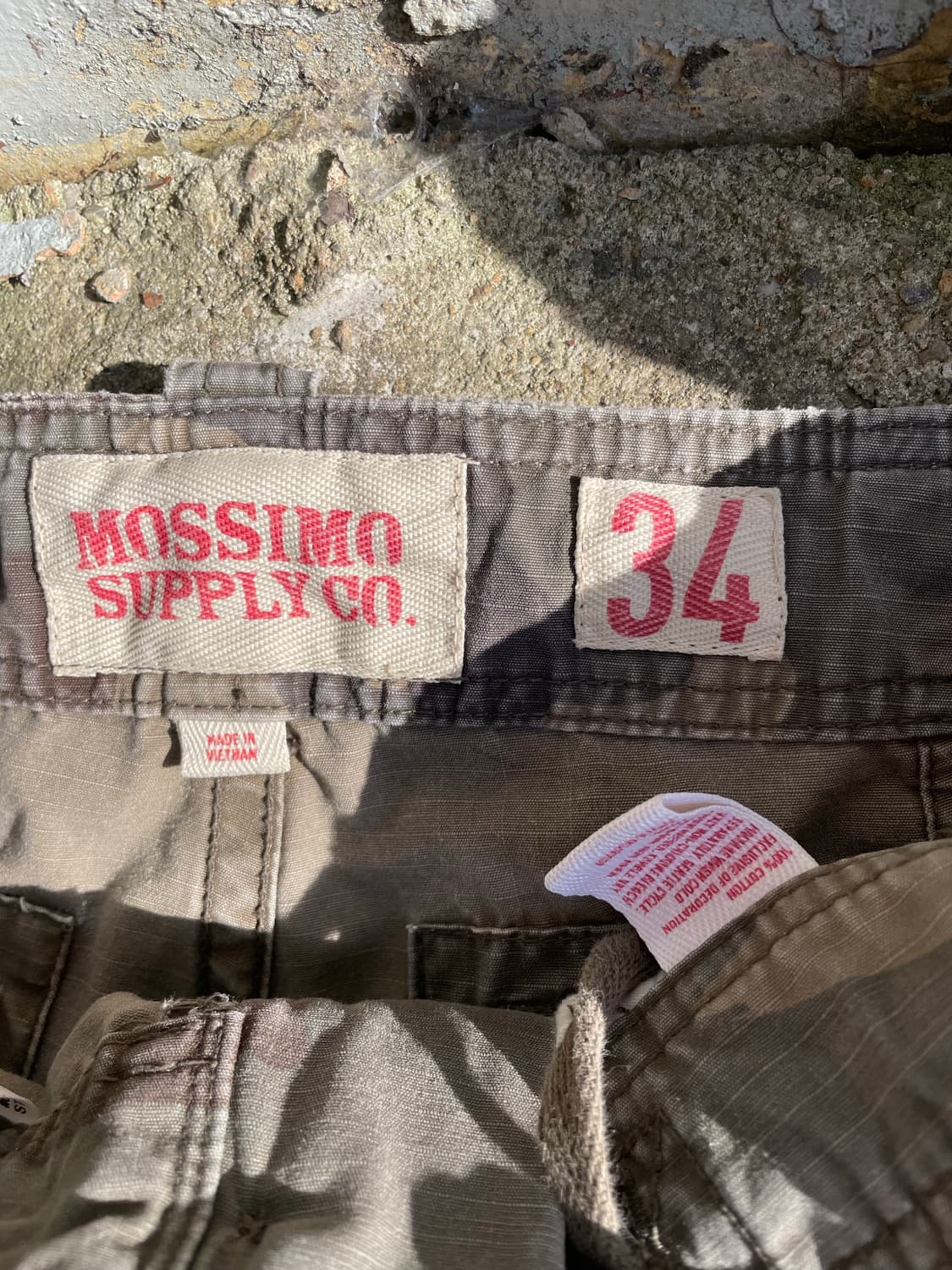 Vintage camo cargo short pants 상품이미지3