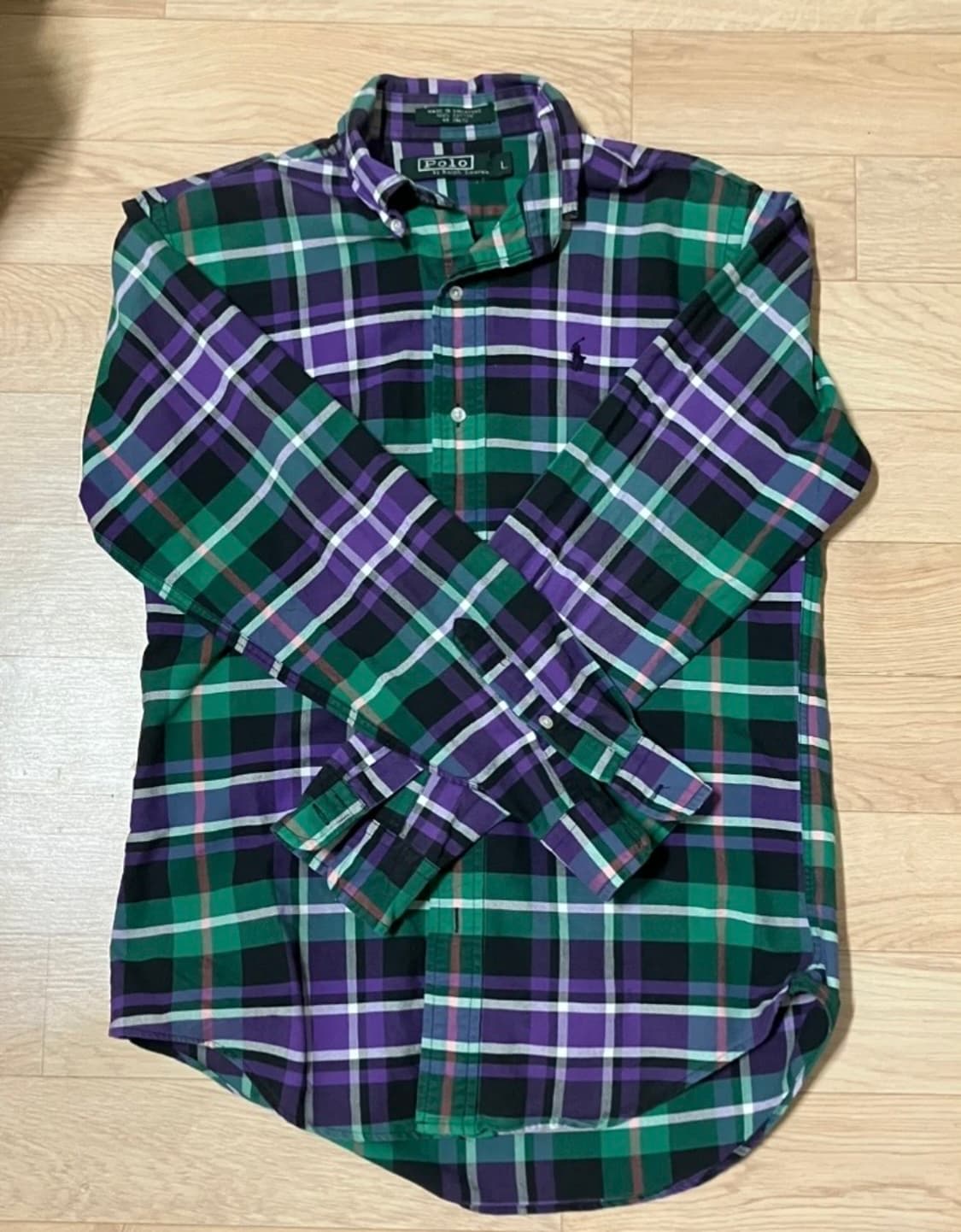 폴로 체크 셔츠 상품이미지1