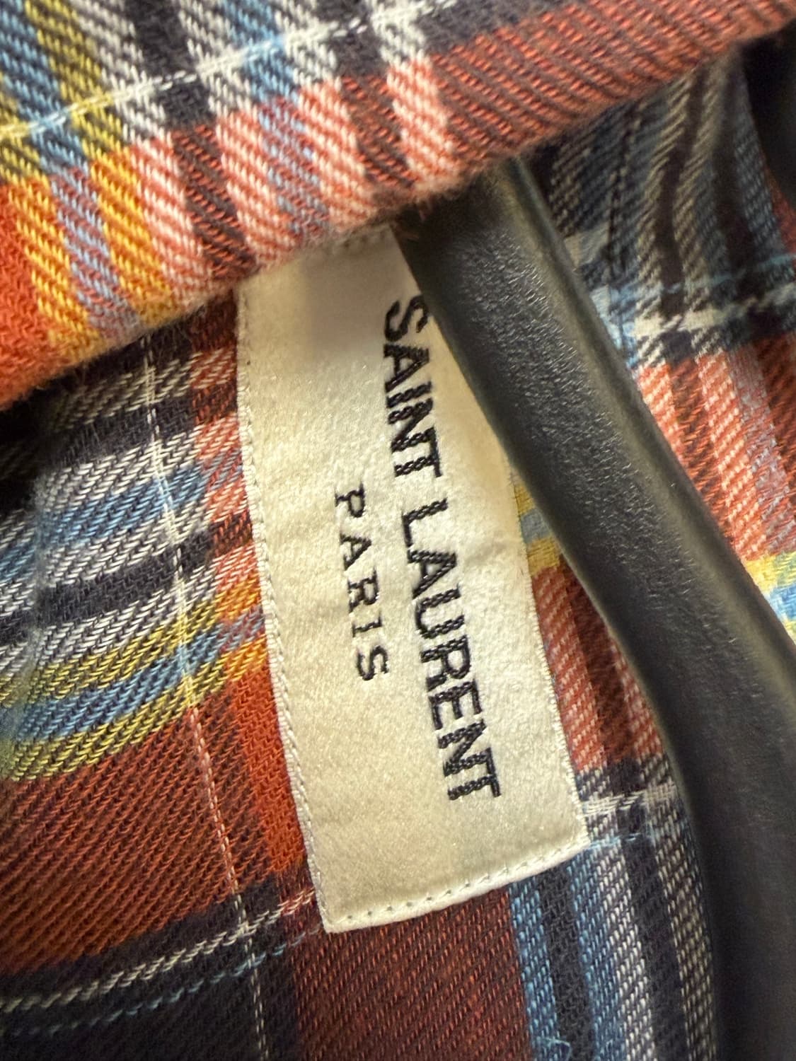 Saint Laurent 체크 반팔 셔츠 판매합니다 🌆 상품이미지2