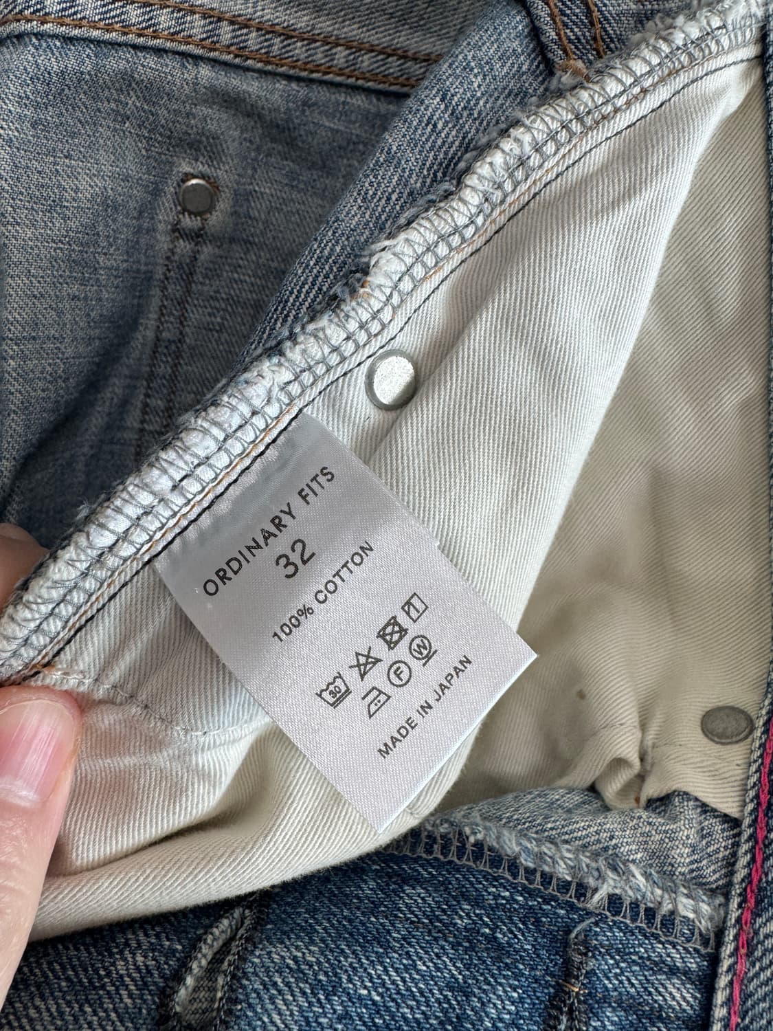 ORDINARY FITS  오디너리 핏츠 5포켓 반다나 데님 팬츠 32 상품이미지5