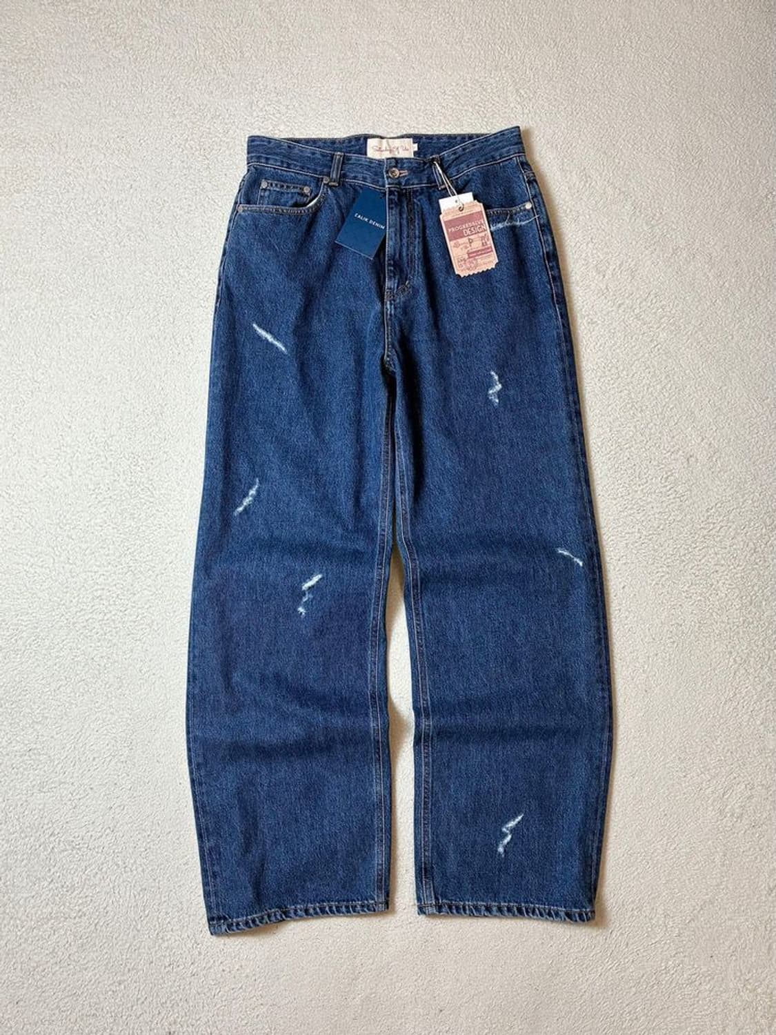 STU 22ss 디스트로이드 데님 팬츠 PN7354 상품이미지1