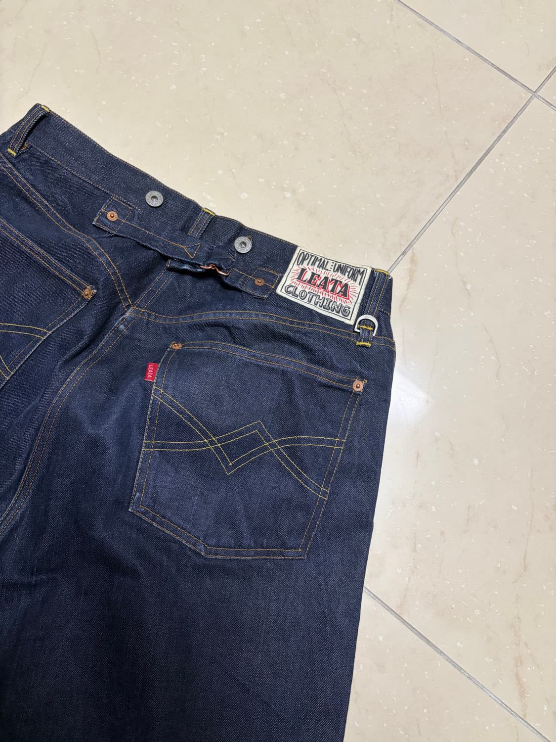 리타 와이드 생지데님 L사이즈 상품이미지2