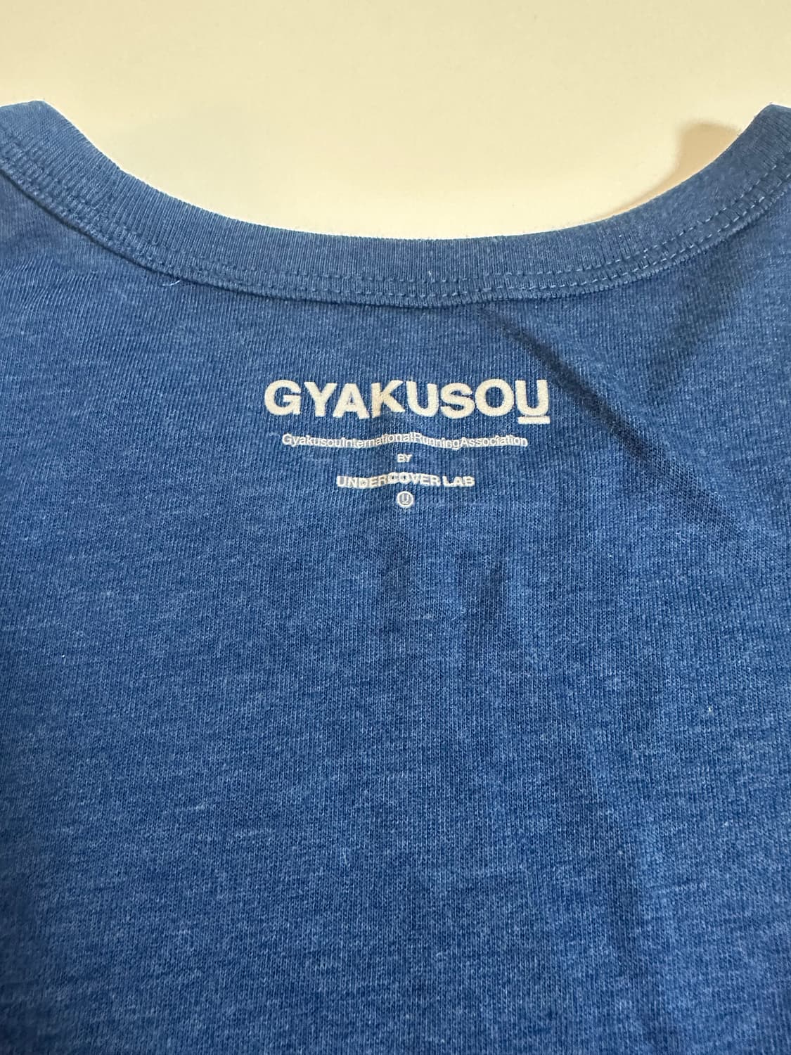 GYAKUSOU 2017 시즌 Brave Blue 러닝 티셔츠 상품이미지6