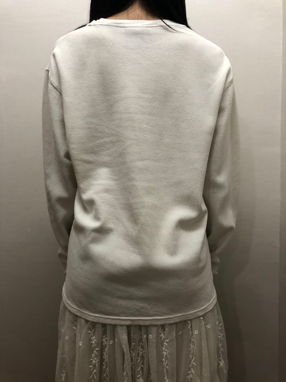 빈티지 폴로 화이트 와플 티셔츠 상품이미지10