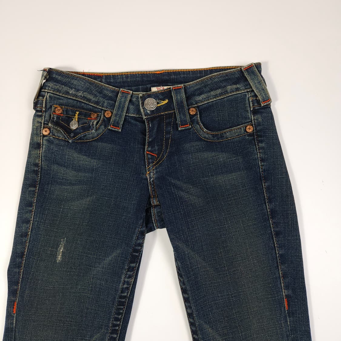 트루릴리전 로우라이즈 부츠컷 데님팬츠  상품이미지2