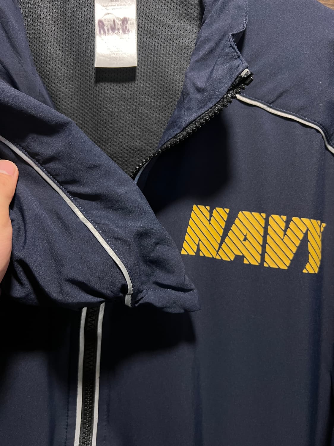 [S]오리지널 U.S NAVY 미 해군 IPFU 러닝 트랙 자켓 상품이미지3