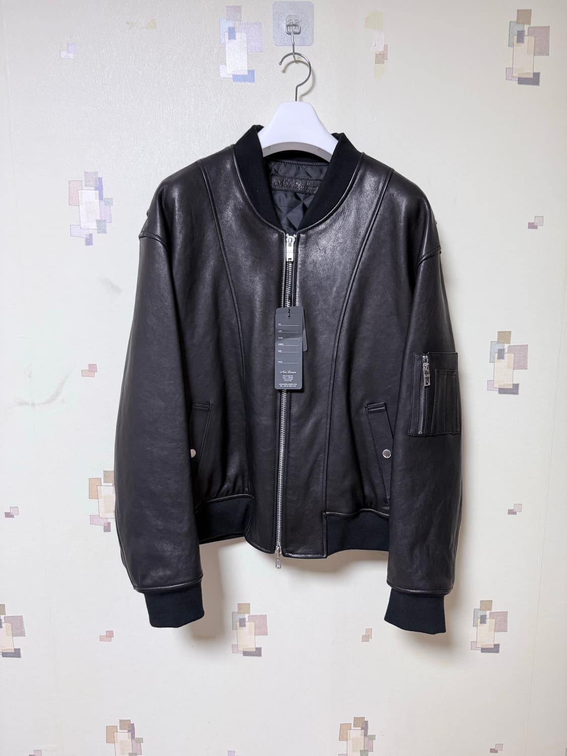 [미사용 새제품] 느와르 라르메스 레더 Ma1 상품이미지4