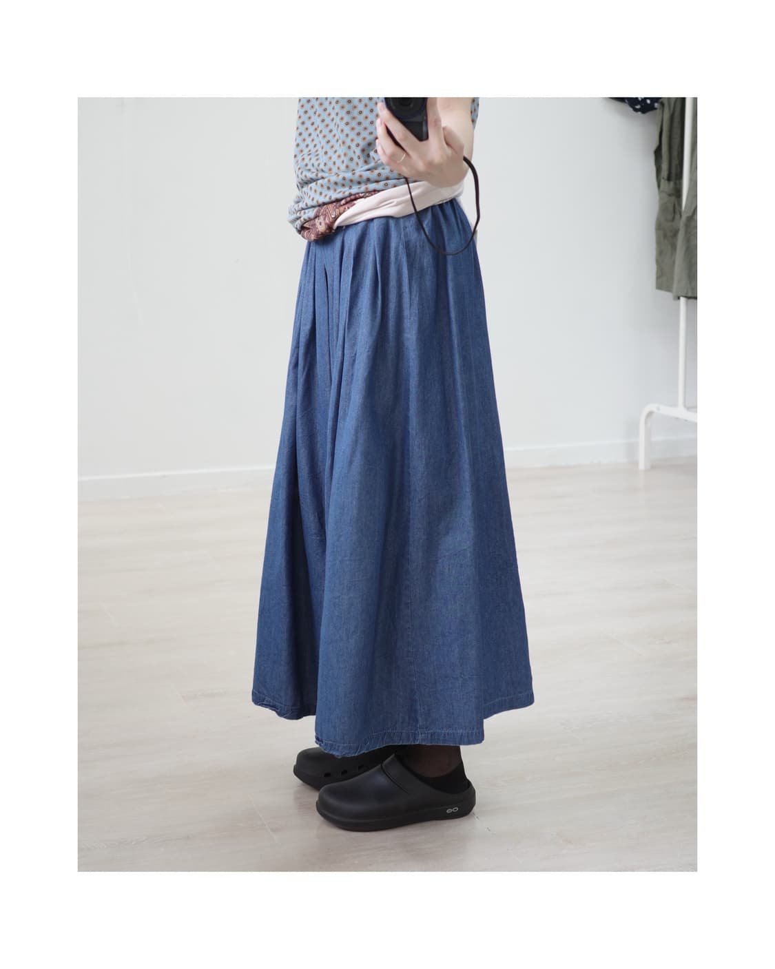 Stitch denim skirt pants 상품이미지3