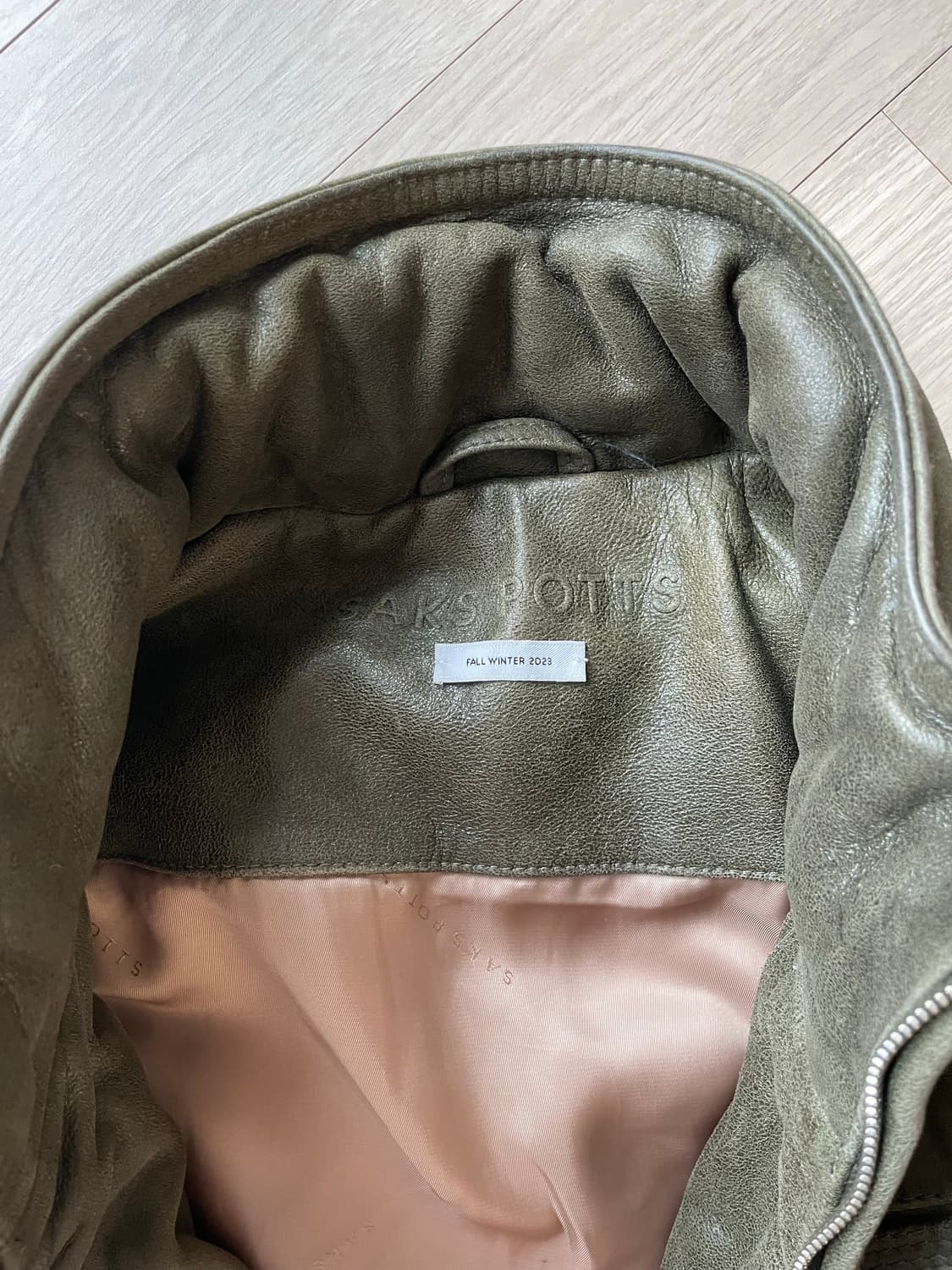 Saks potts bloom coat khaki - xs 상품이미지3