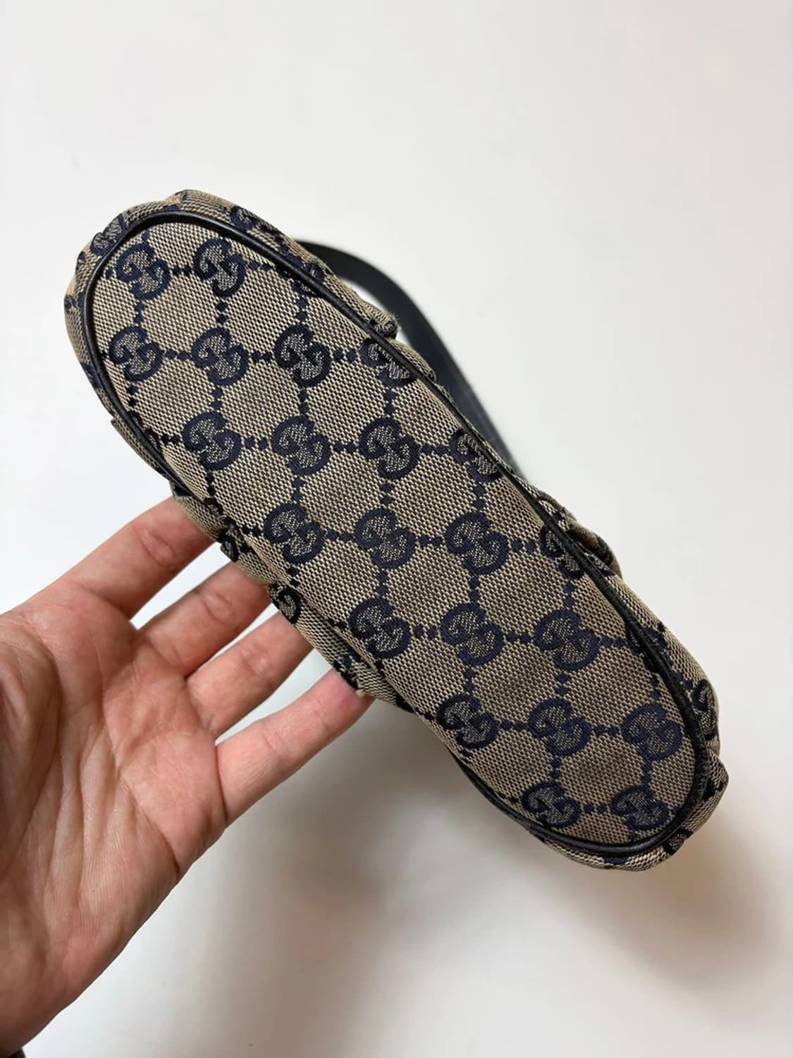 구찌 GUCCI GG 캔버스 미니 호보 숄더백 Q1519 상품이미지4