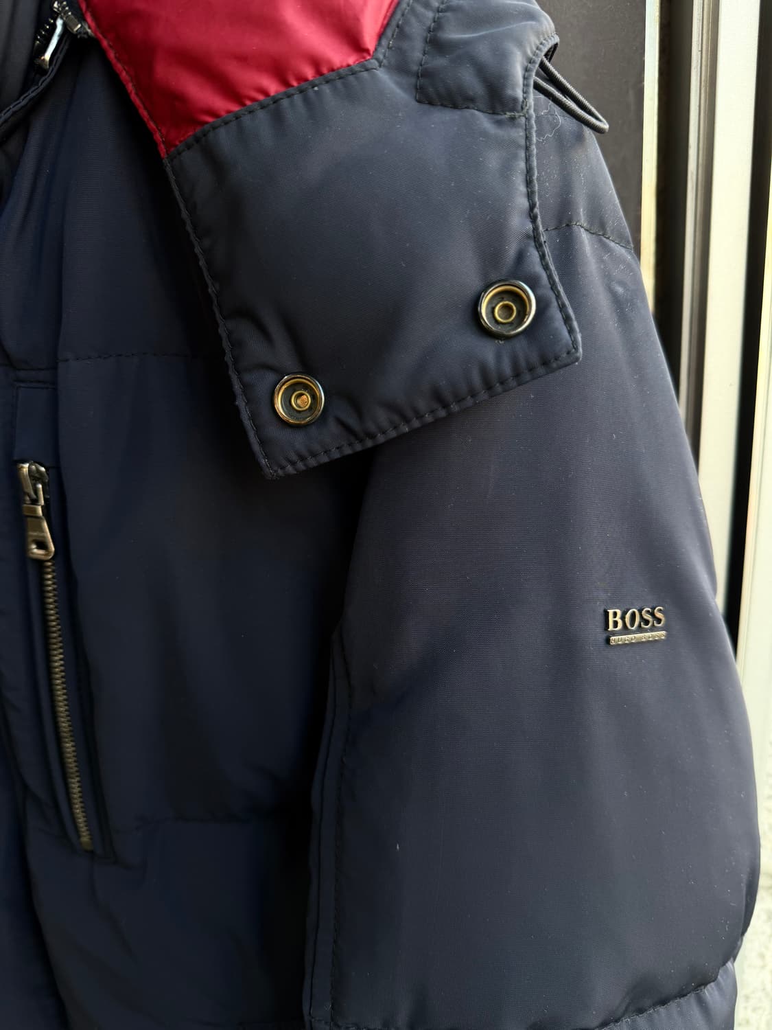 100/ 휴고보스 블랙라벨 리얼다운 후디드 패딩 상품이미지5