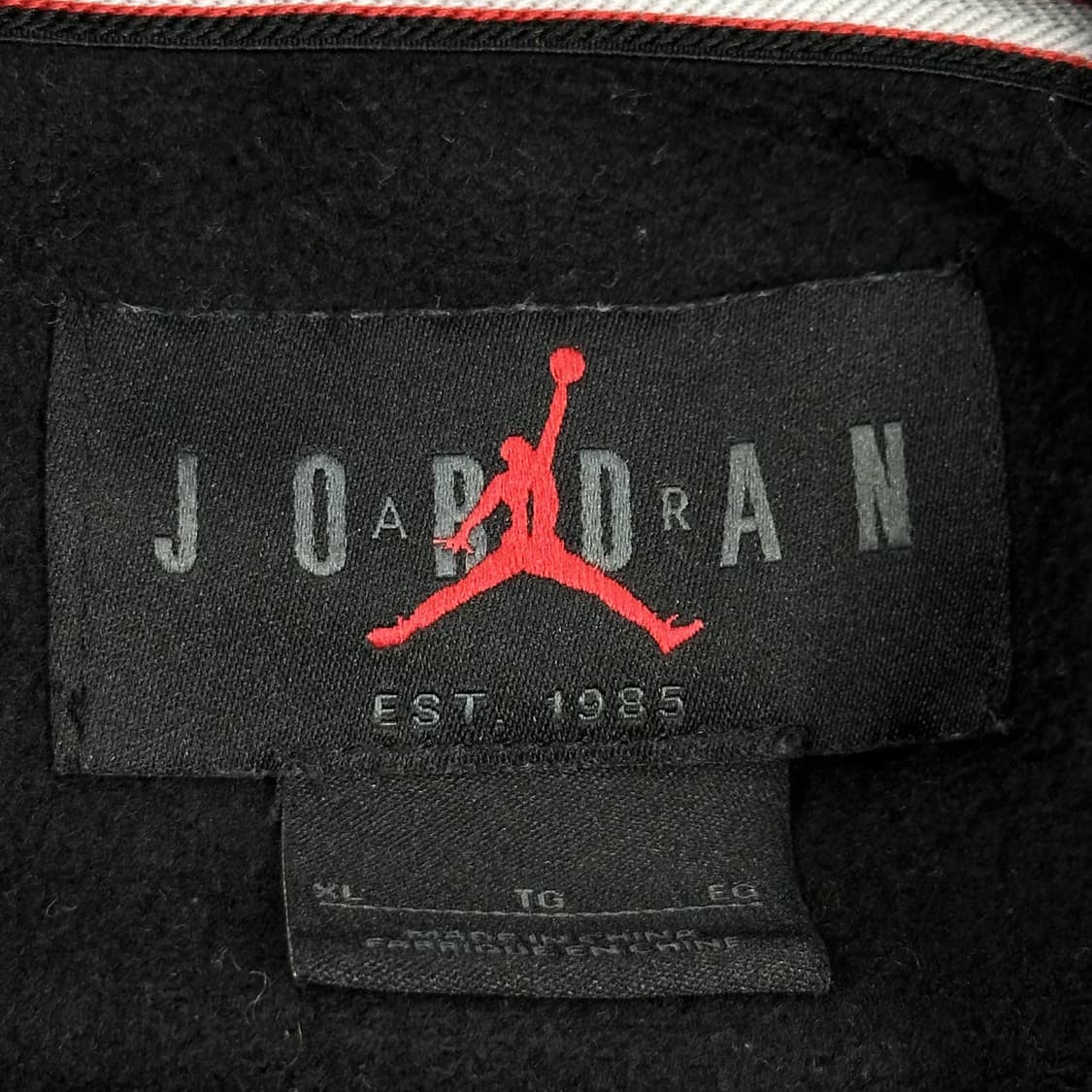 조던 점프맨 백로고 블랙 후드티 (XL) 상품이미지6