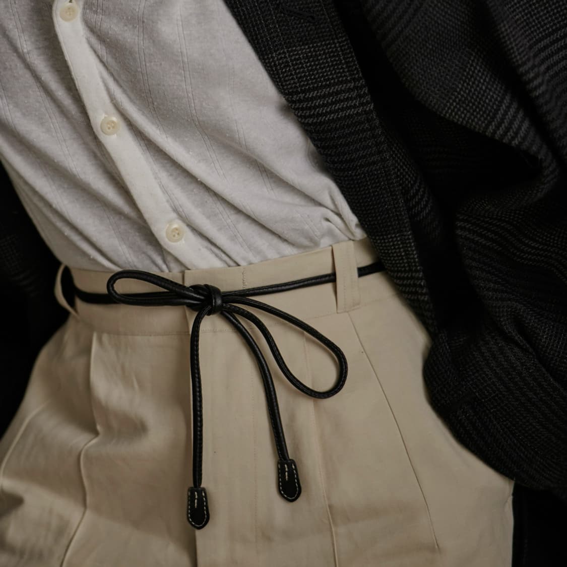 OLD JOE 레더 스트링벨트 [OS] 상품이미지1