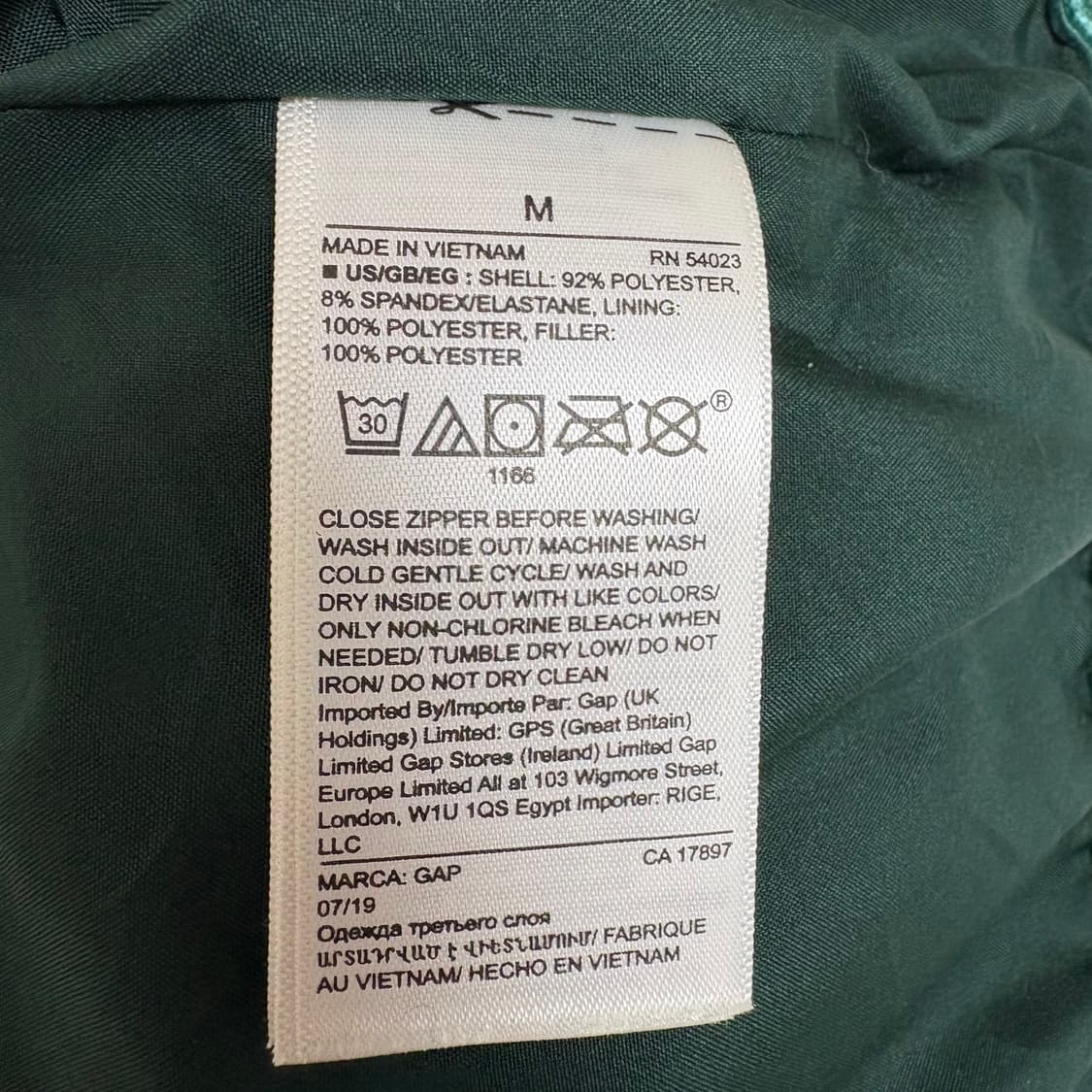 gap velvet puffer 상품이미지4