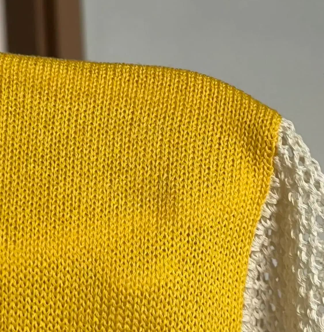 빈티지 몬니 여름 니트 그물 가디건 자수 티셔츠 블라우스 물고기 상품이미지6