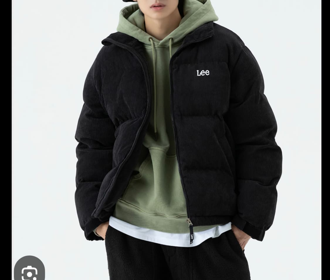 Lee 리 코듀로이 남성패딩 L 상품이미지1