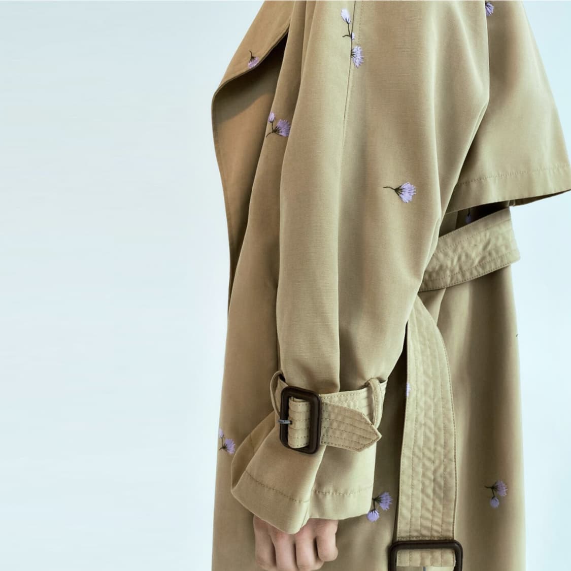 자라(ZARA) 꽃자수 트렌치코트 44-66 상품이미지3