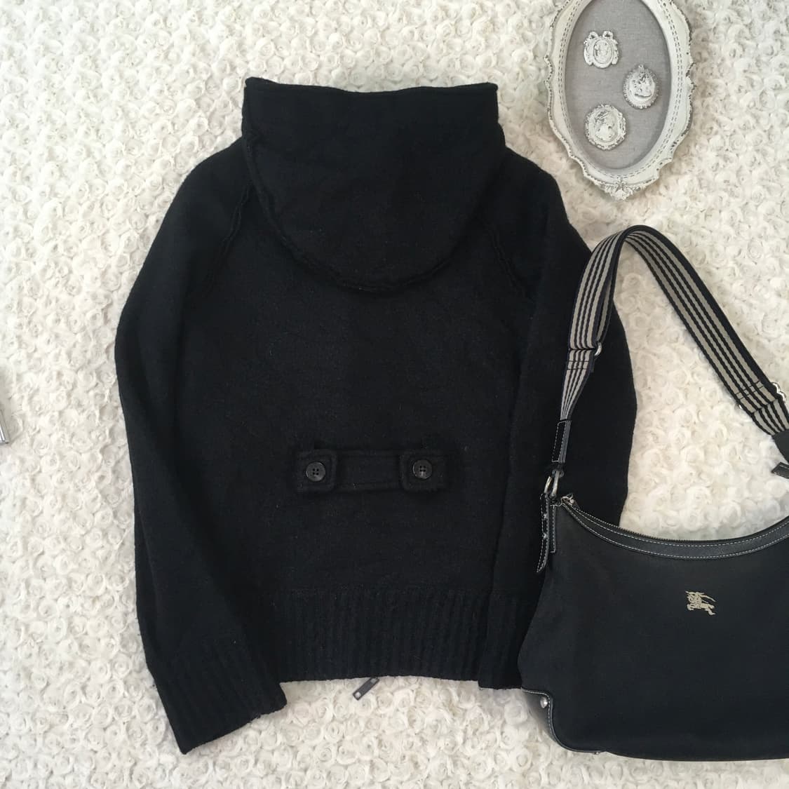 burberry wool duffle hood zip-up jacket 상품이미지9