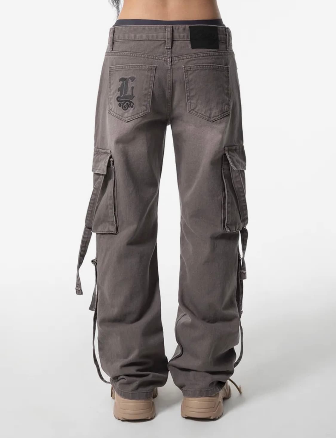 와이이이엘 WASHING STRAP LOW-RISE DENIM PANTS 상품이미지3