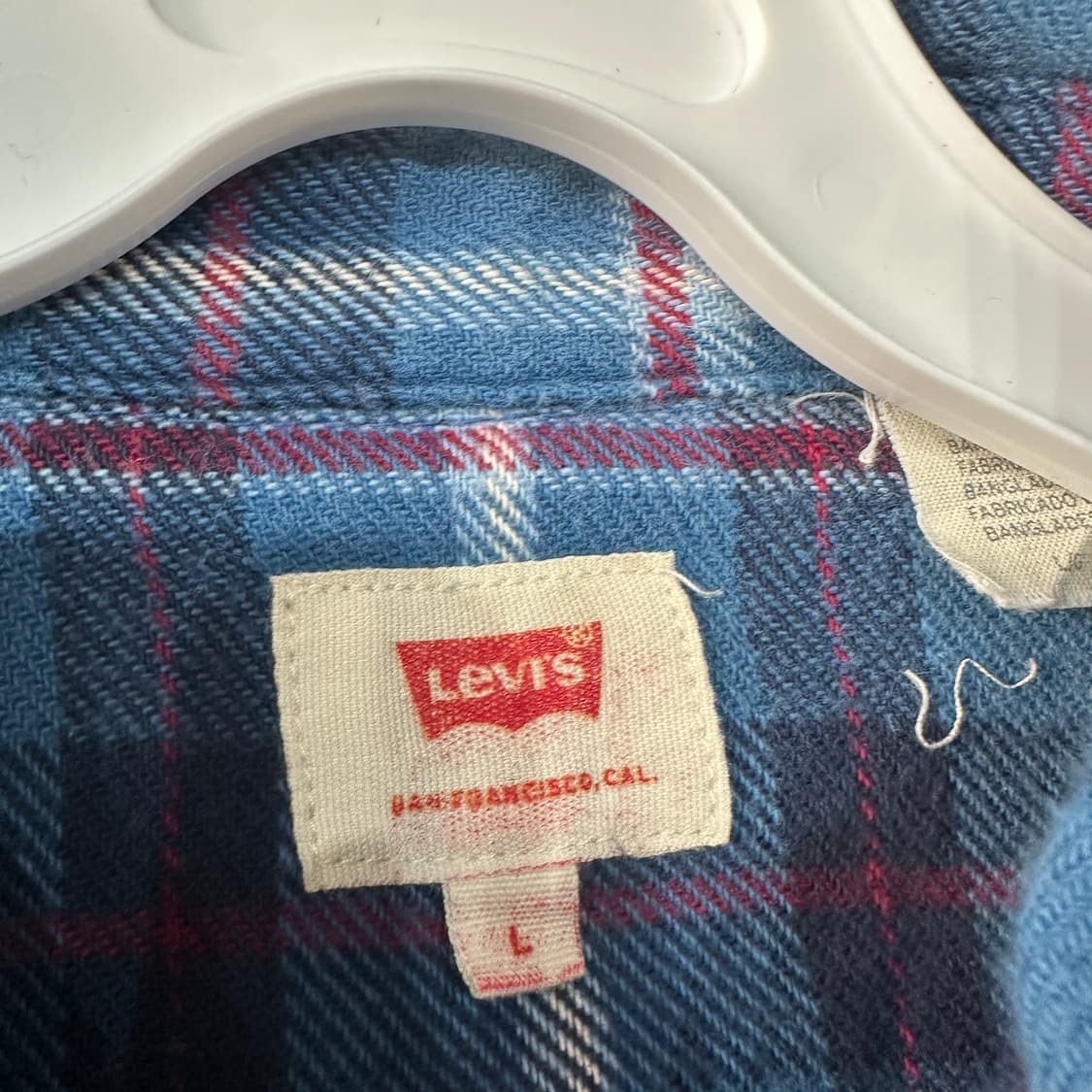 리바이스 웨스턴 체크남방 L 상품이미지3