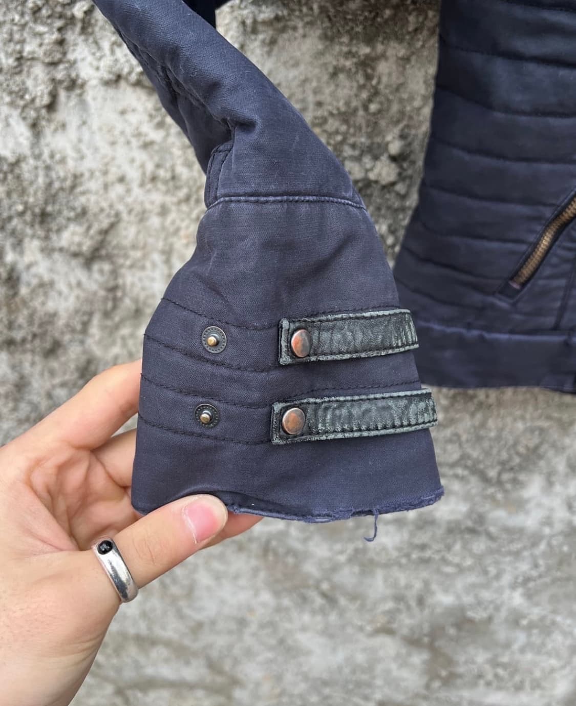 [M] 아르마니 익스체인지 90s 코튼 라이더 자켓 상품이미지6