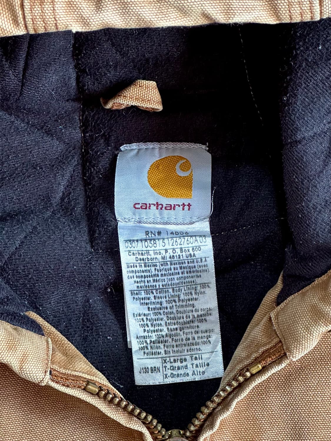 00s 칼하트 액티브 자켓 J130 상품이미지3