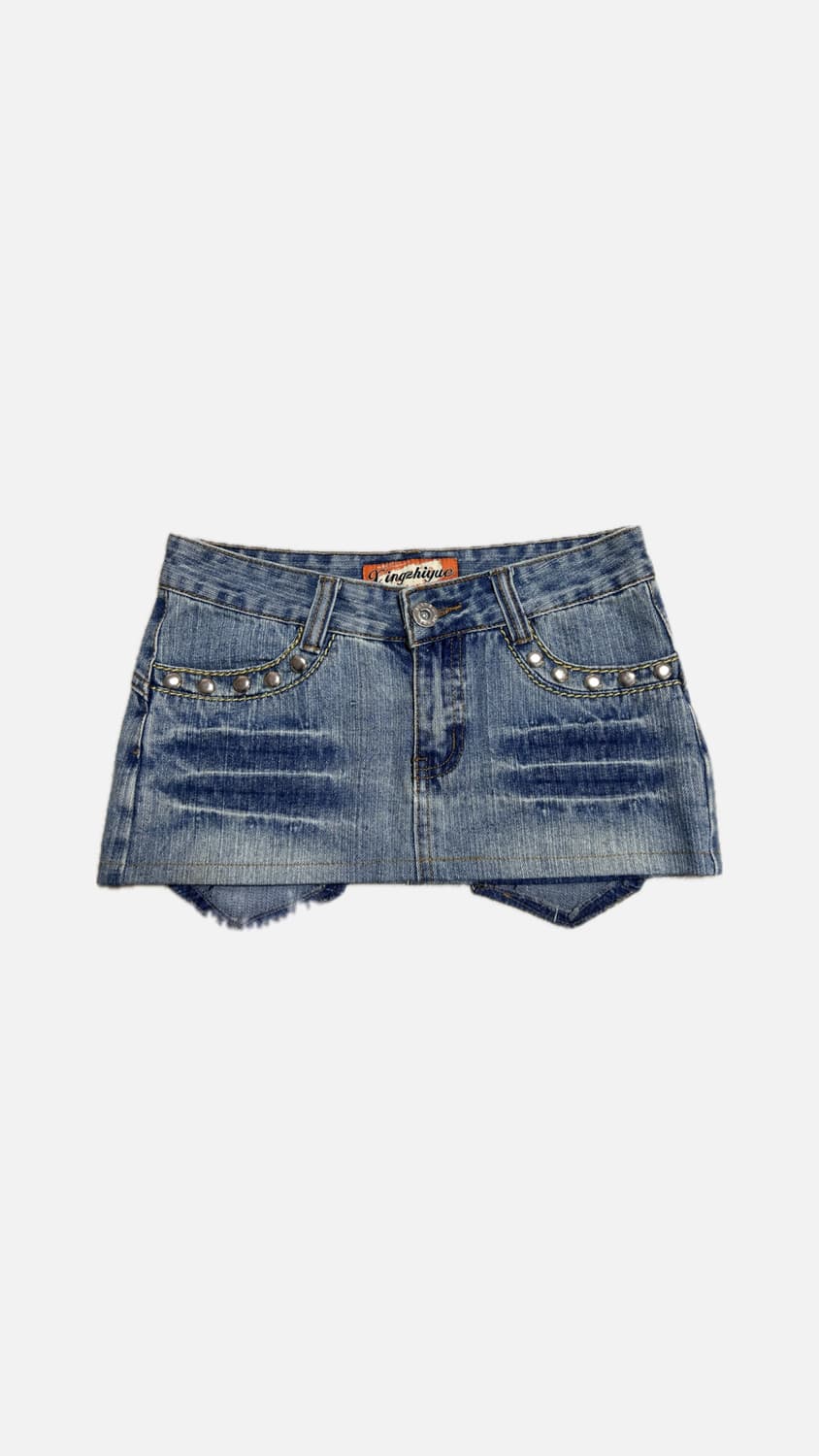 빈티지 대장 찡 포켓 미니 스커트 shop502 큐빈티지 데스라이즈 리체 상품이미지1