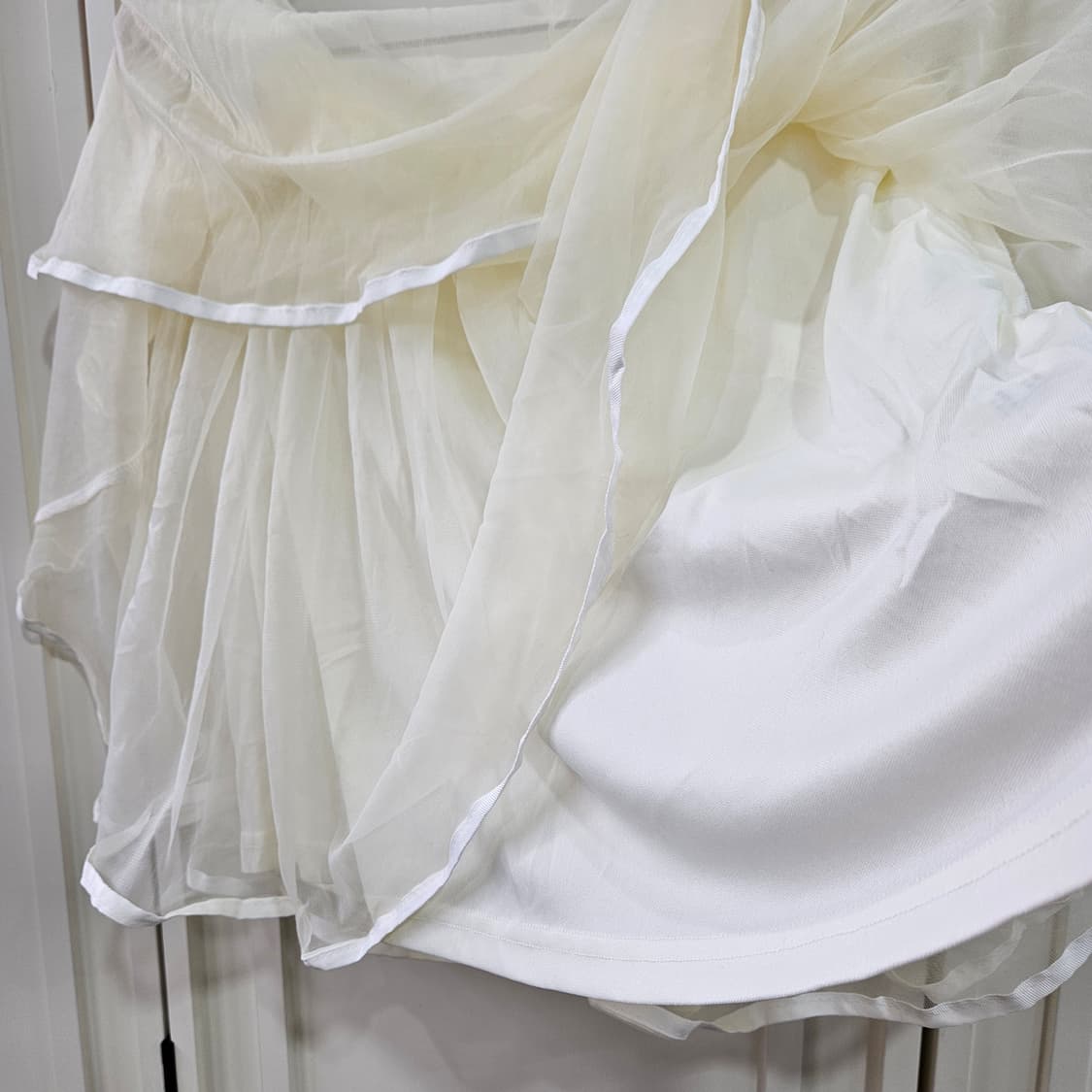 에블린 (Evelyn)샤 레이어드 플레어 스커트 상품이미지6