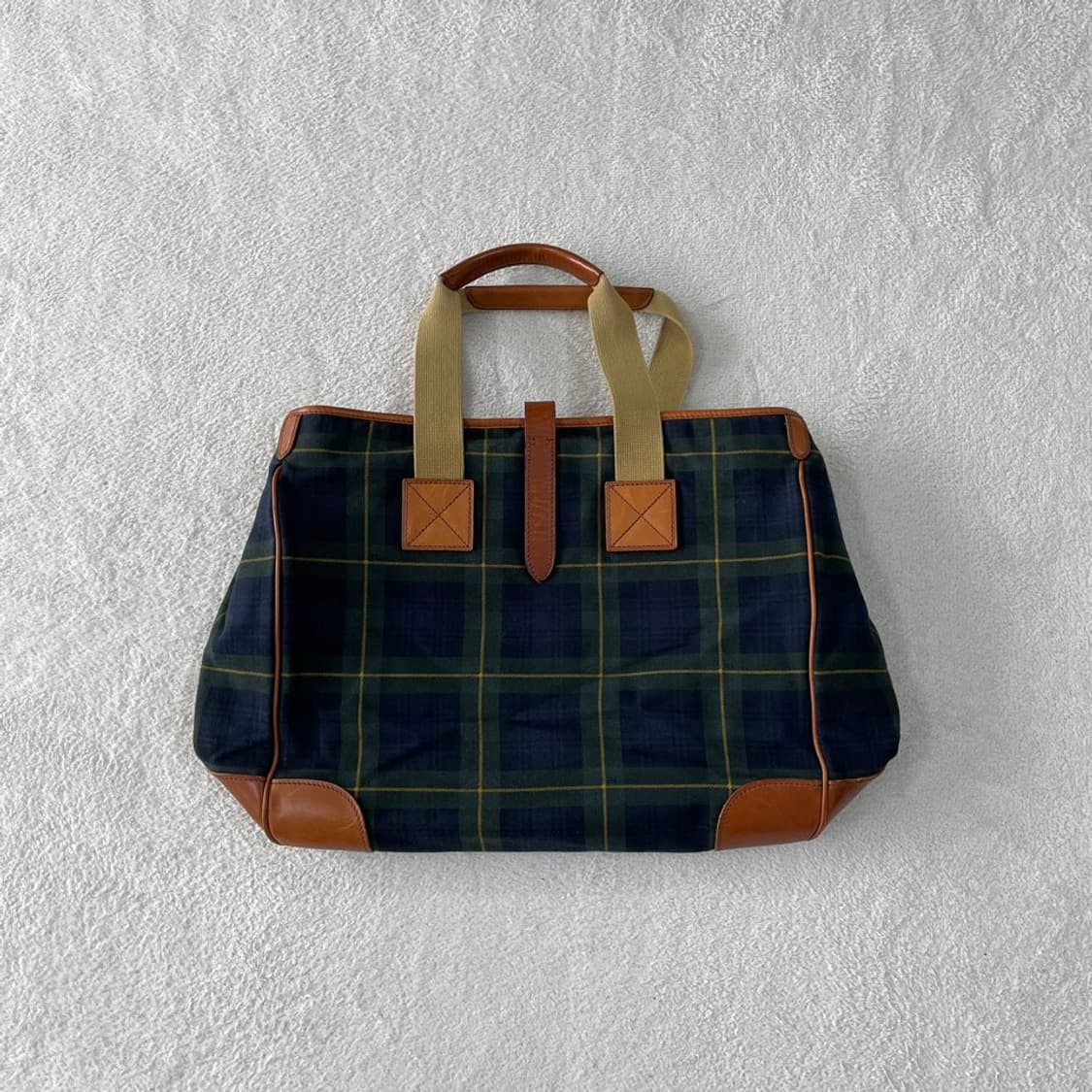 폴로 랄프로렌 타탄체트 토트백 가방 블랙와치 상품이미지7