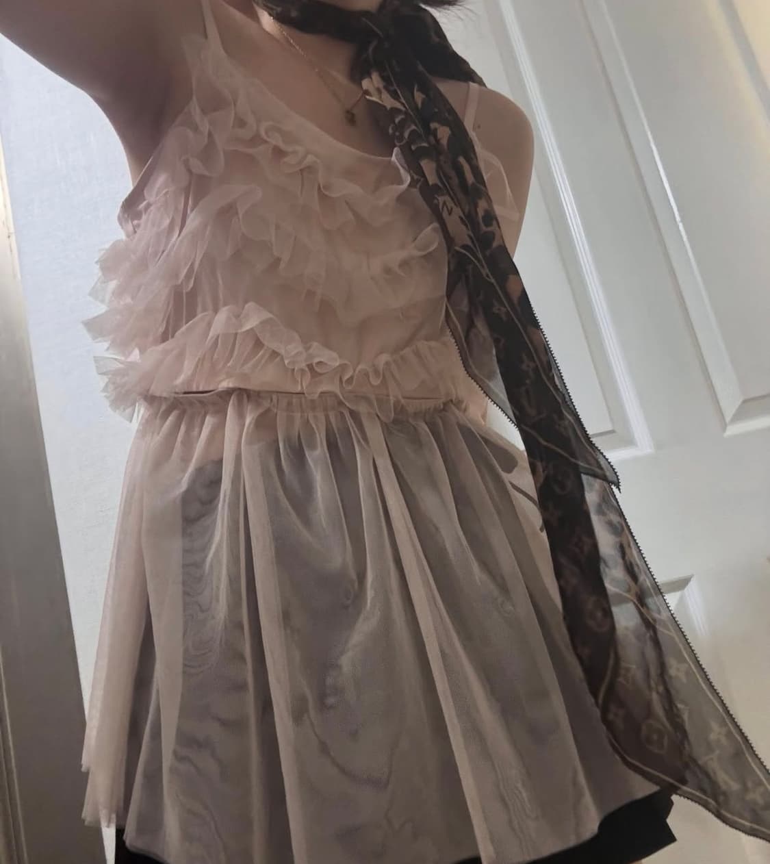 핑크 시어 슬립 상품이미지1