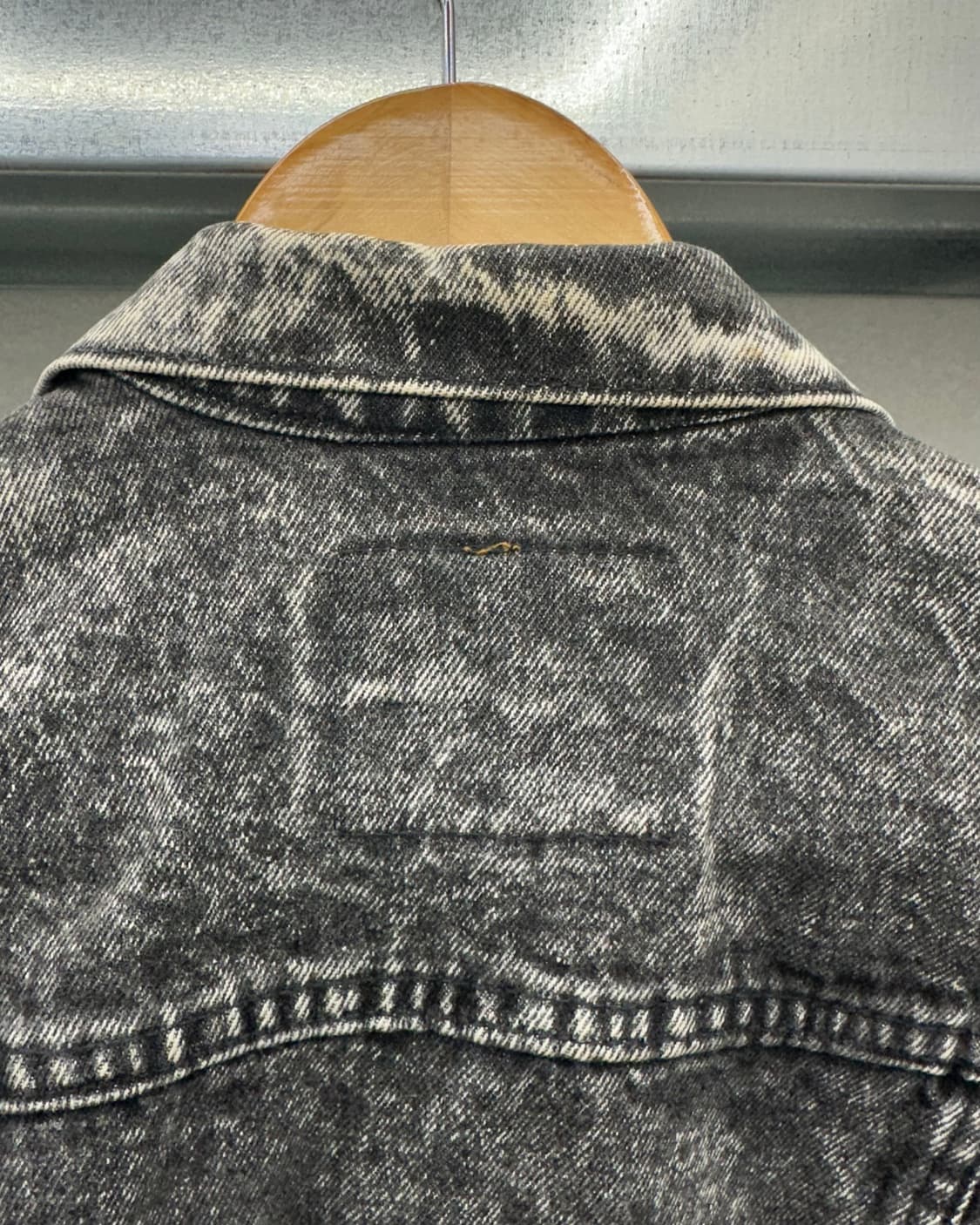 (WOMEN)80'S 리바이스 USA 흑청자켓-M1408 상품이미지7