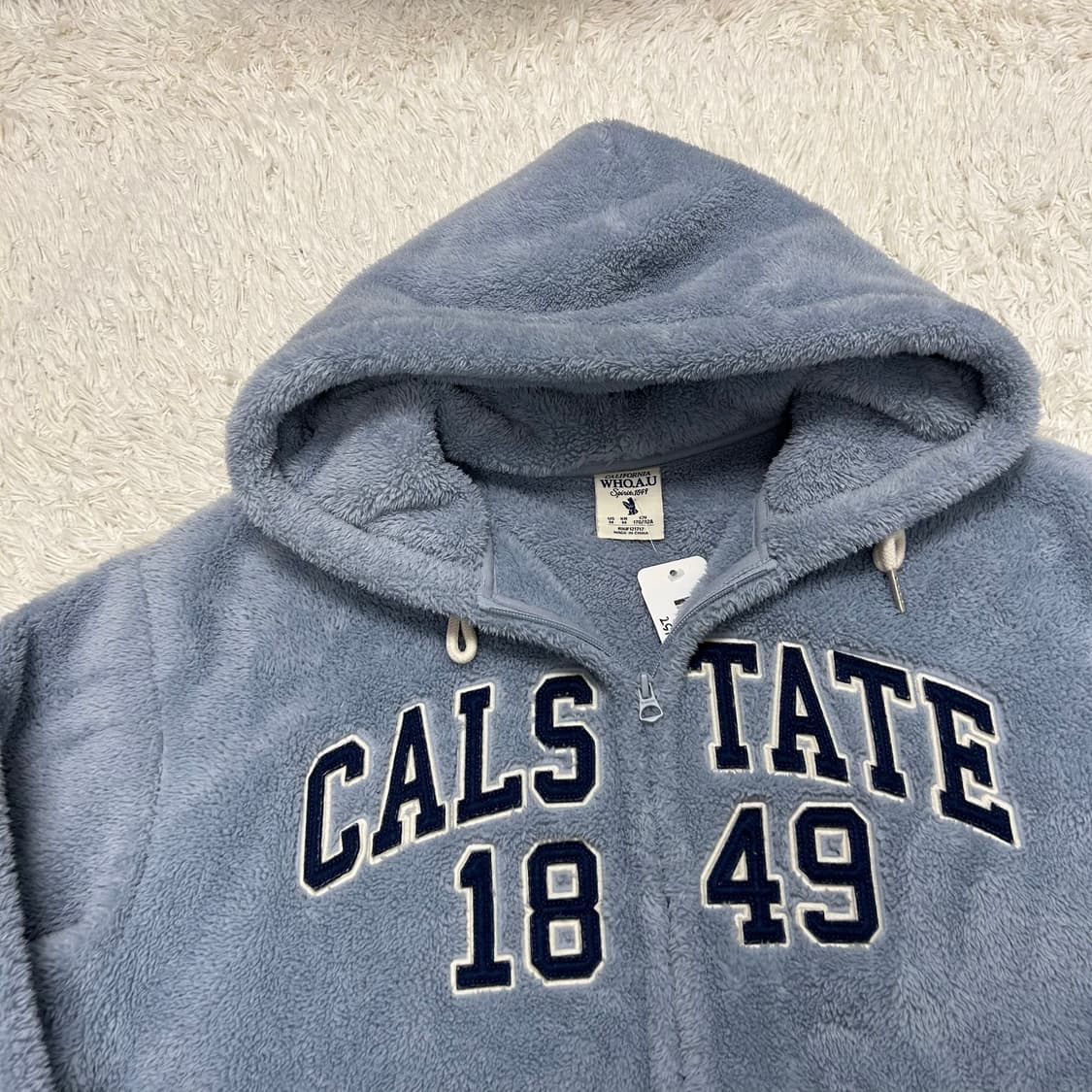 WHO A U Sky Blue Fleece 상품이미지5