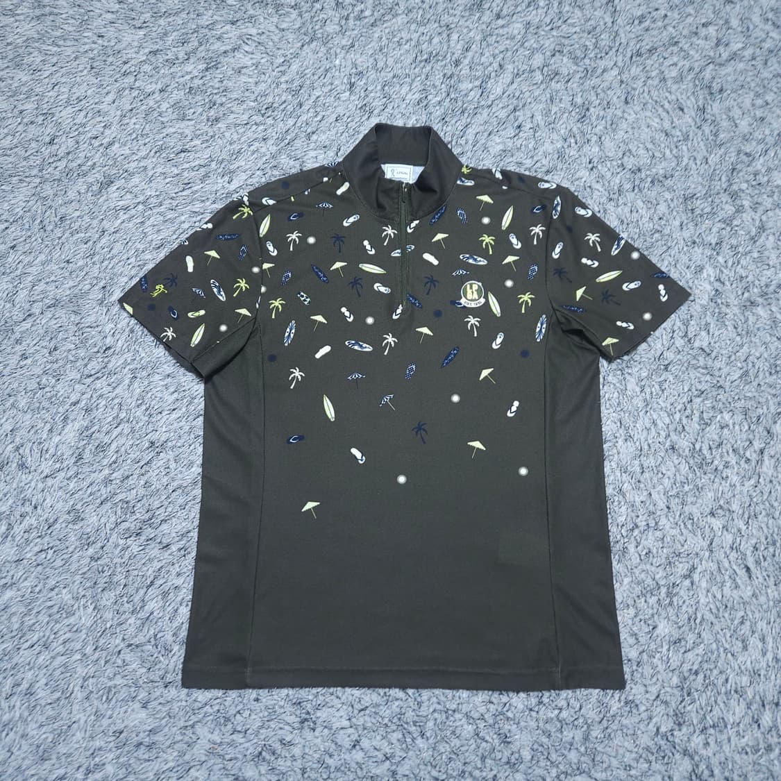 LPGA)100 남자 반집업 반팔카라티 / 왕눈이샵 상품이미지1