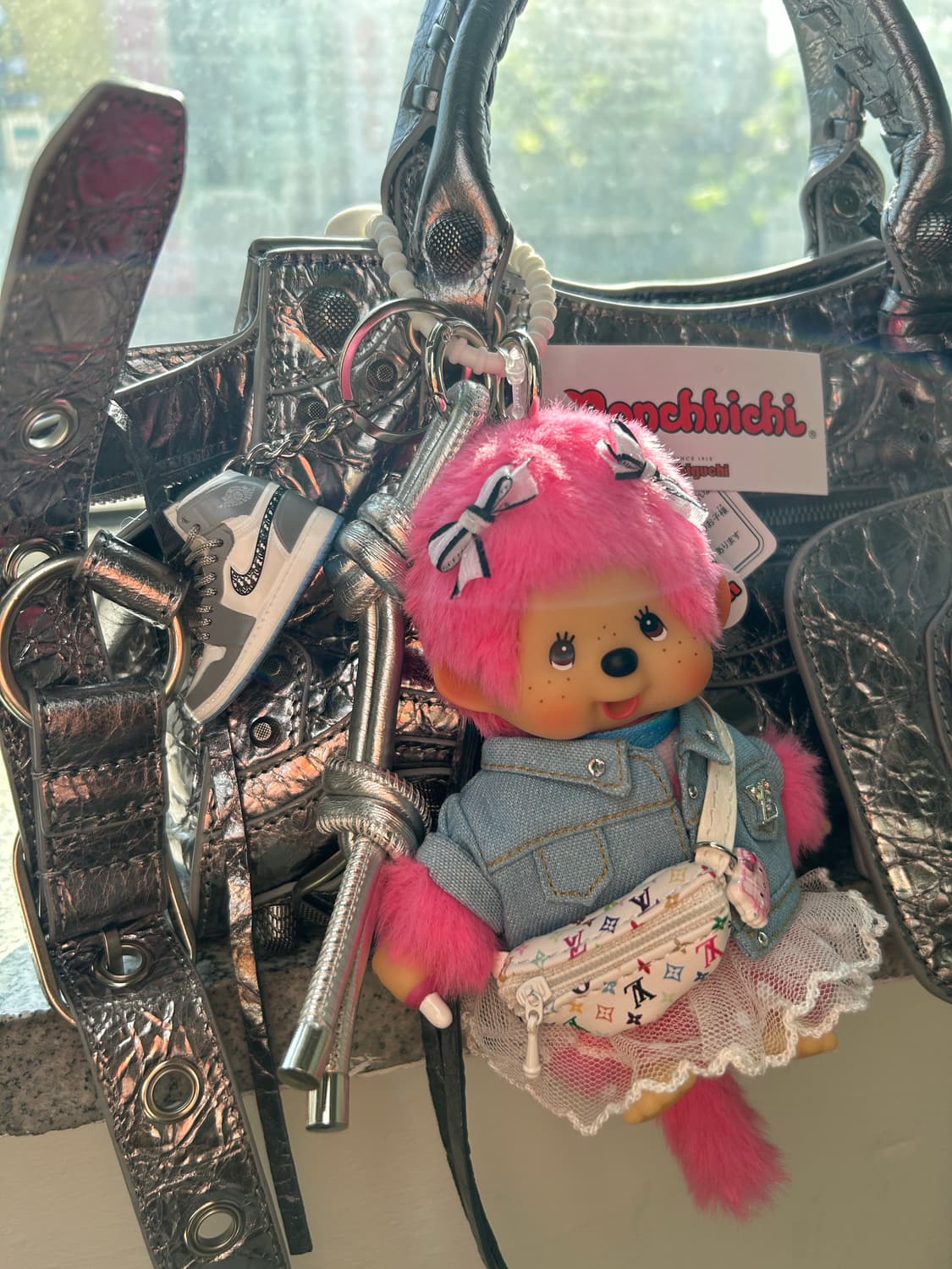 (100)정품몬치치 커스텀키링 💖🐒펑키무드 상품이미지5