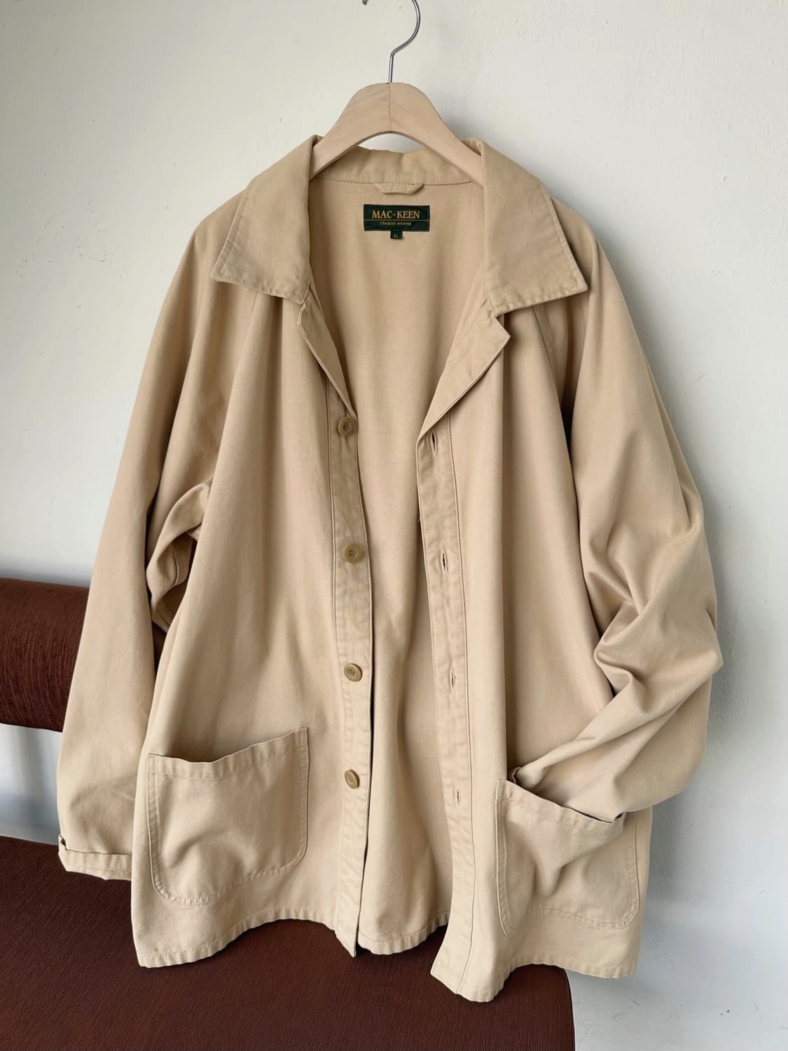 Heavy cotton canvas worker coat 상품이미지1
