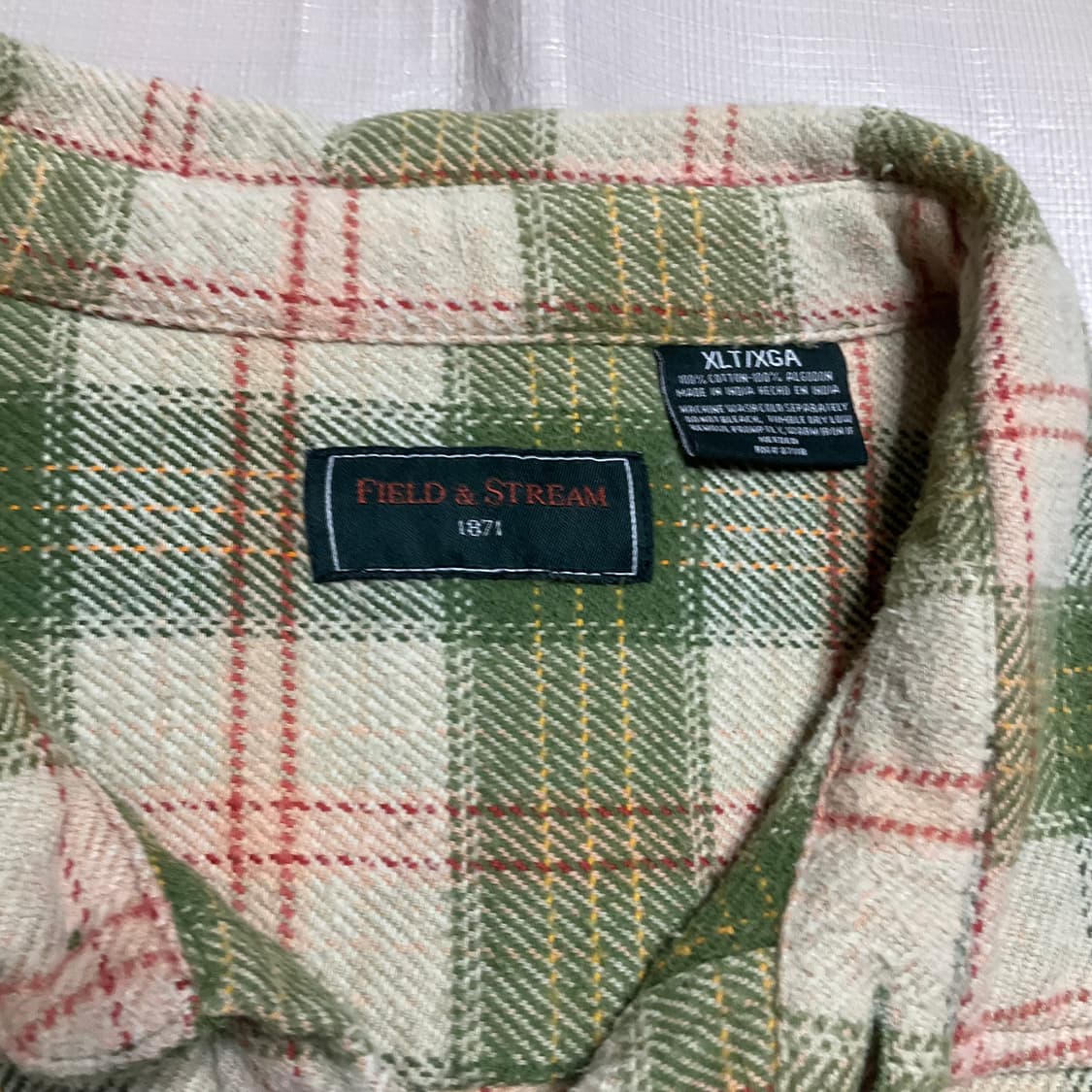필드앤스트림 헤비 플란넬 셔츠 XL 상품이미지4