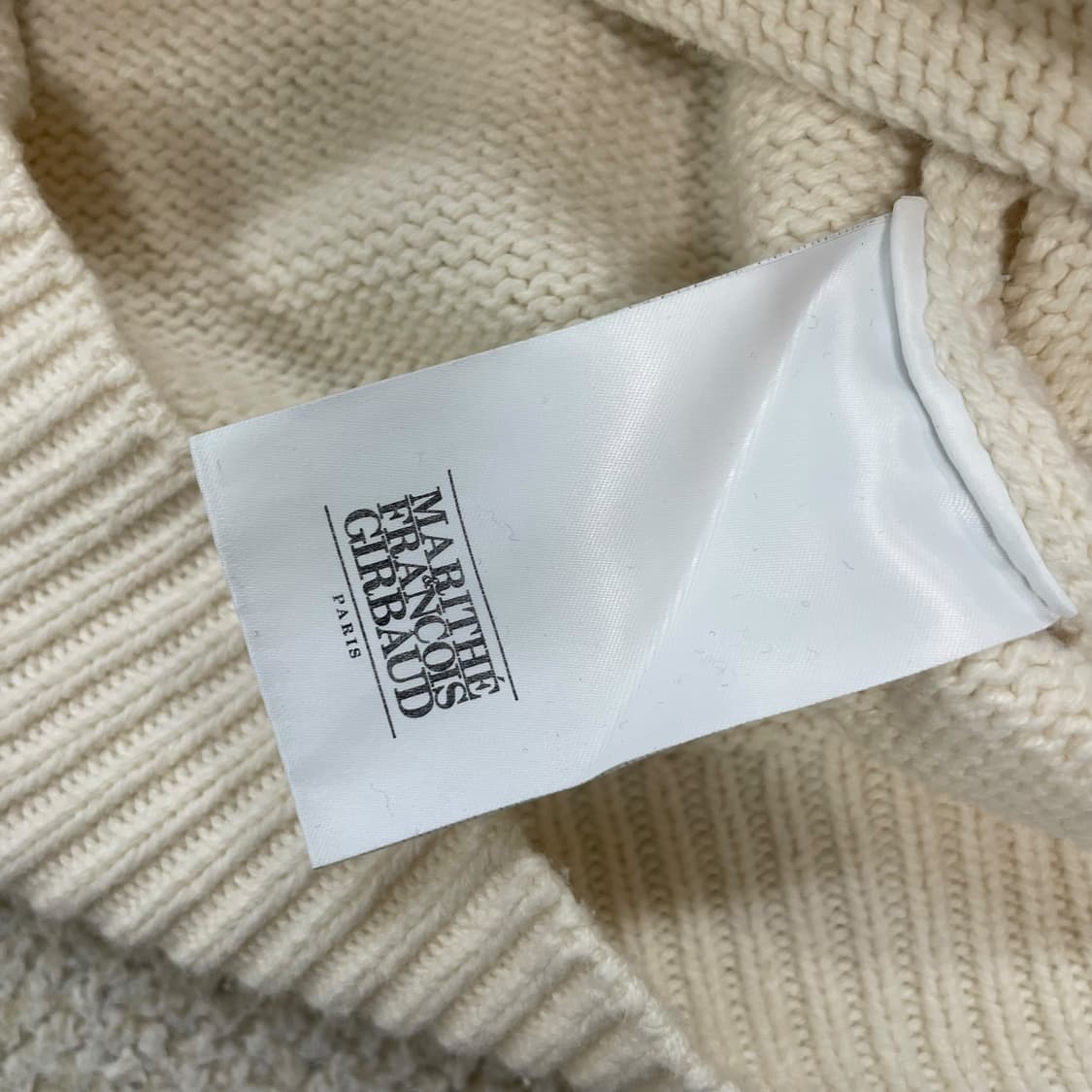 마리떼프랑소와저버 크롭 니트 상품이미지5