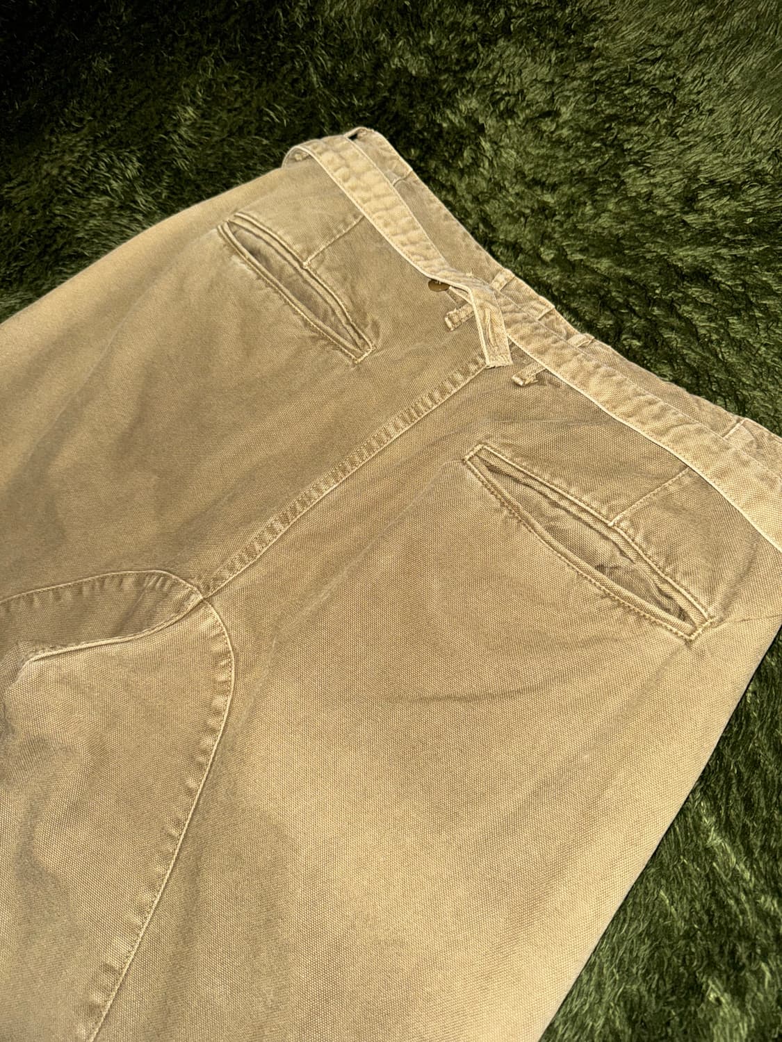 [2] Kapital 캐피탈 스트랩 패널 워시드 헤비 코튼 팬츠 상품이미지8