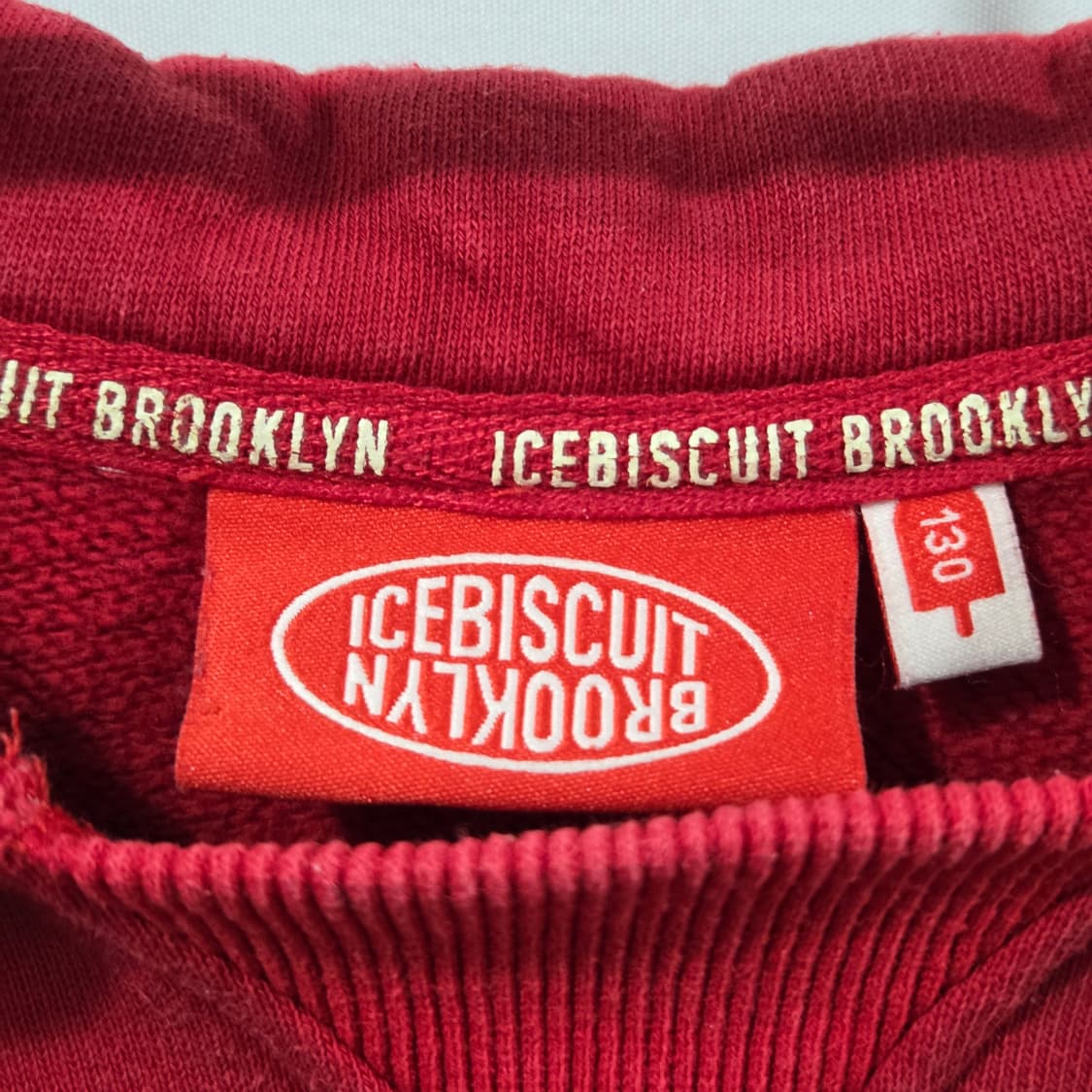 아이스비스킷 카라 프린팅 맨투맨 130 상품이미지3