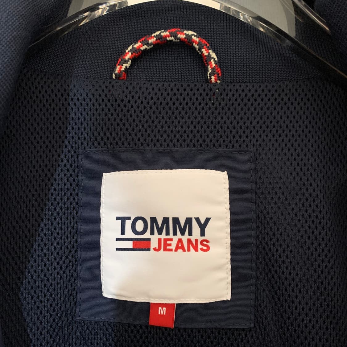 M 타미힐피거 진스 빅 로고 올드스쿨 블루종 바람막이 자켓 상품이미지6