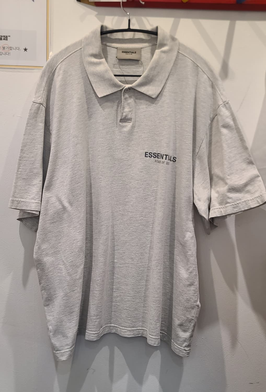 에센셜 반팔 카라 티셔츠 상품이미지1