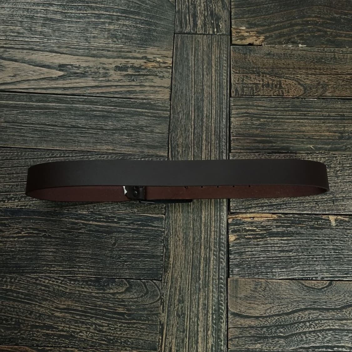 [리바이스] 리얼 카우 레더 소가죽 빅로고 버클 벨트 브라운 M18855 상품이미지3